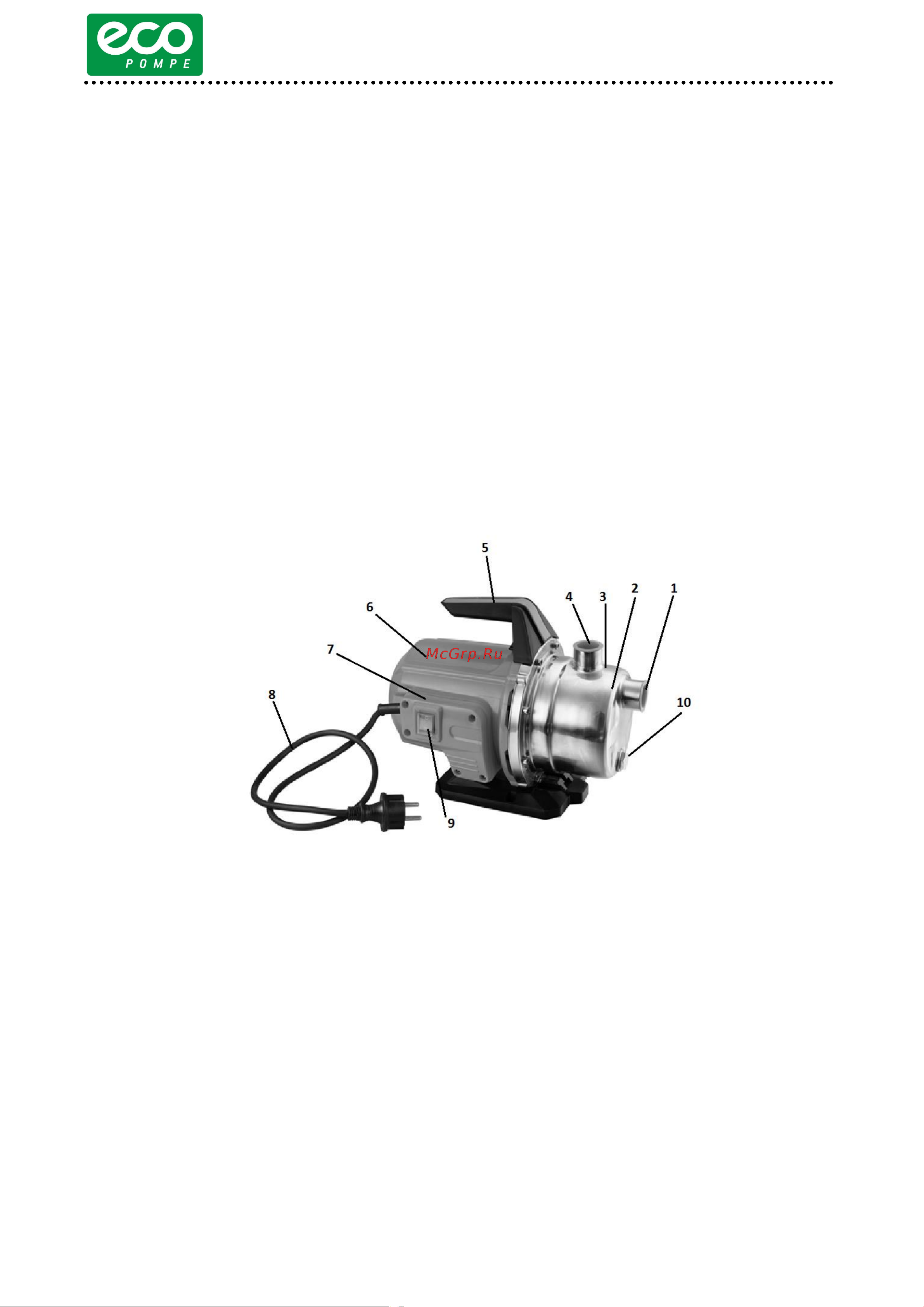 ECO GFI-13P Инструкция к ECO GFI-13P онлайн [3/12] 840825