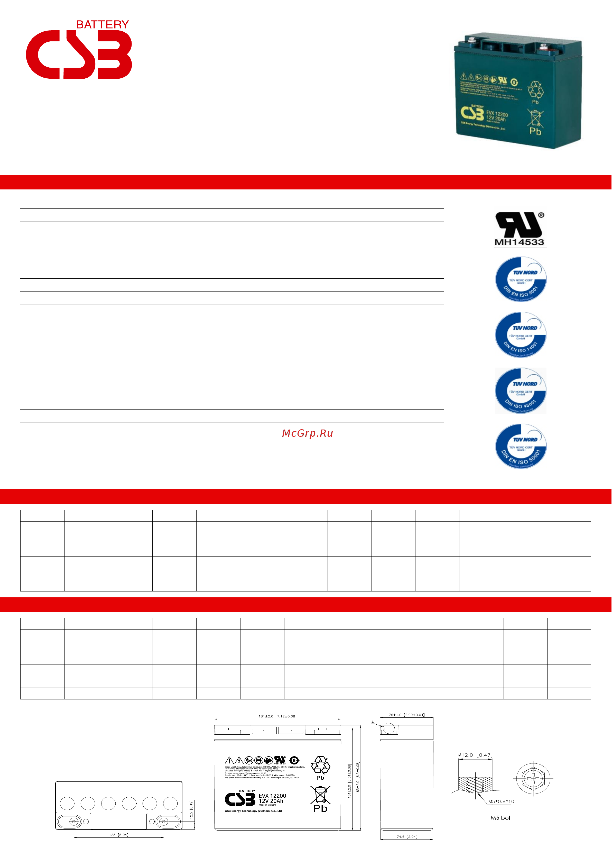 CSB EVX12200 EVX12200 онлайн