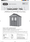Keter OAKLAND 754 246956 Инструкция
