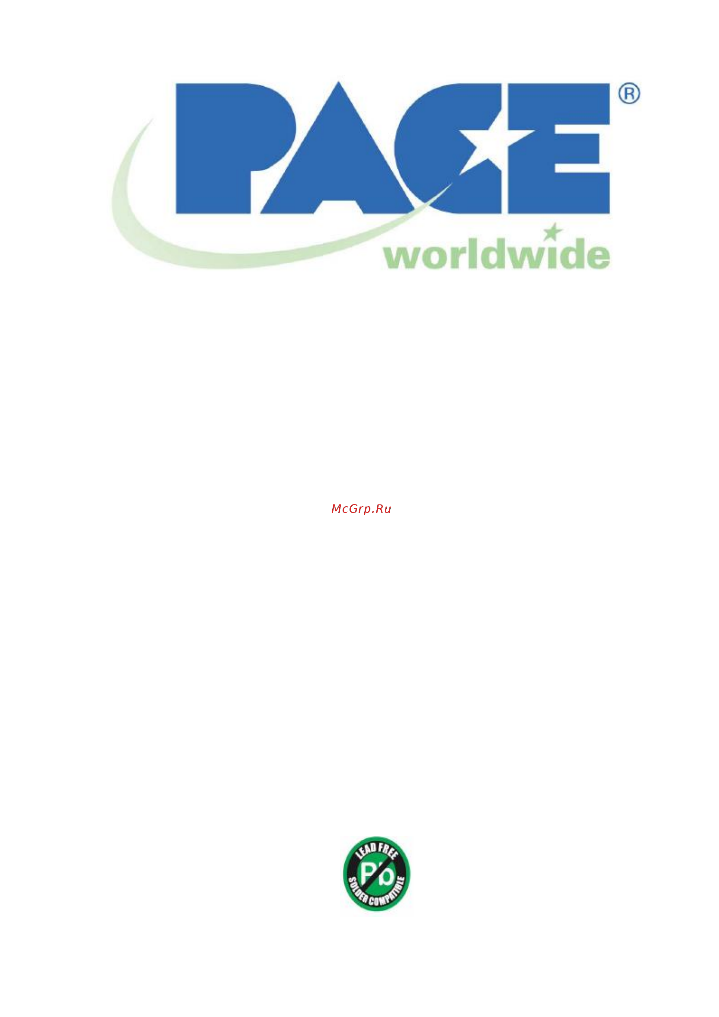 PACE ST115E 8007-0523 Инструкция к товару онлайн