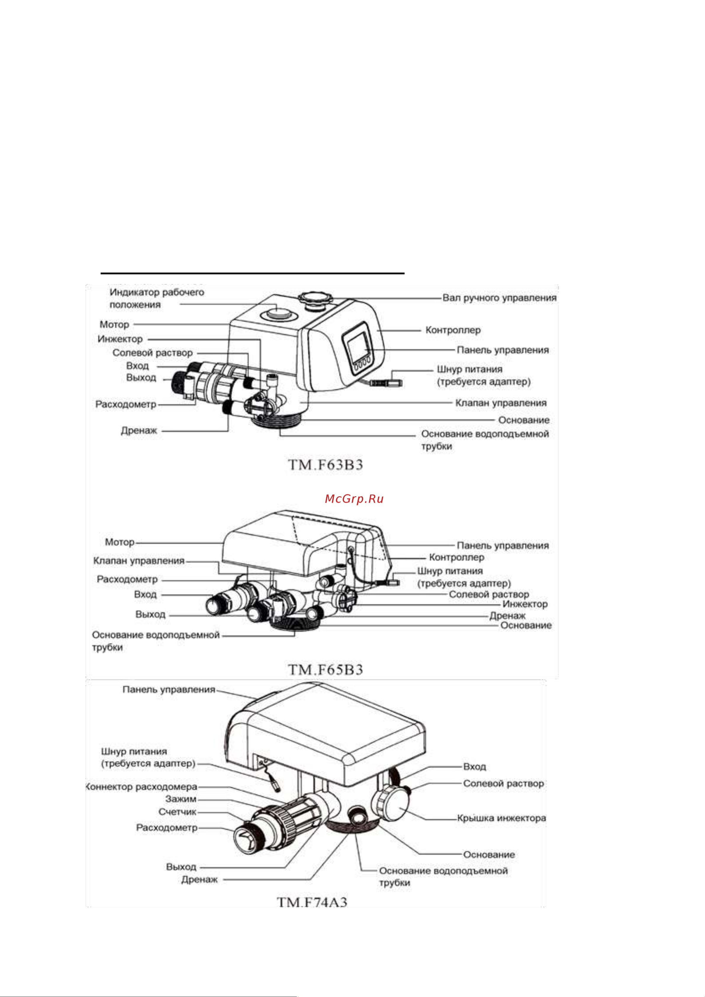 Гейзер 35491 Инструкция к Гейзер RUNXIN TM.F65B3 35491 онлайн [5/30] 841026