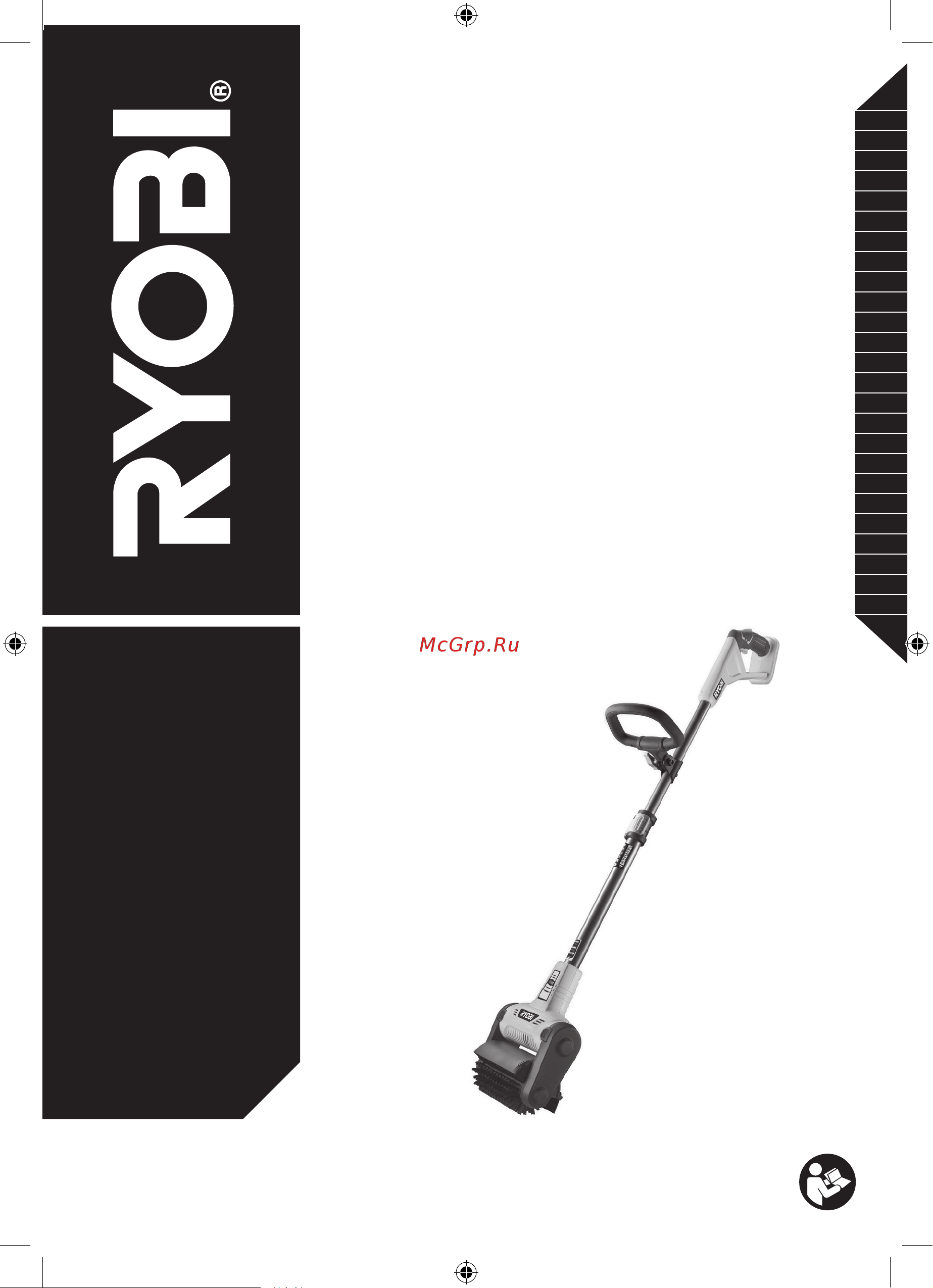 Ryobi ONE+ RY18PCB-0 с нейлоновой щеткой 5133004729 Инструкция к Ryobi RY18PCB-0 ONE+ 5133004729 онлайн