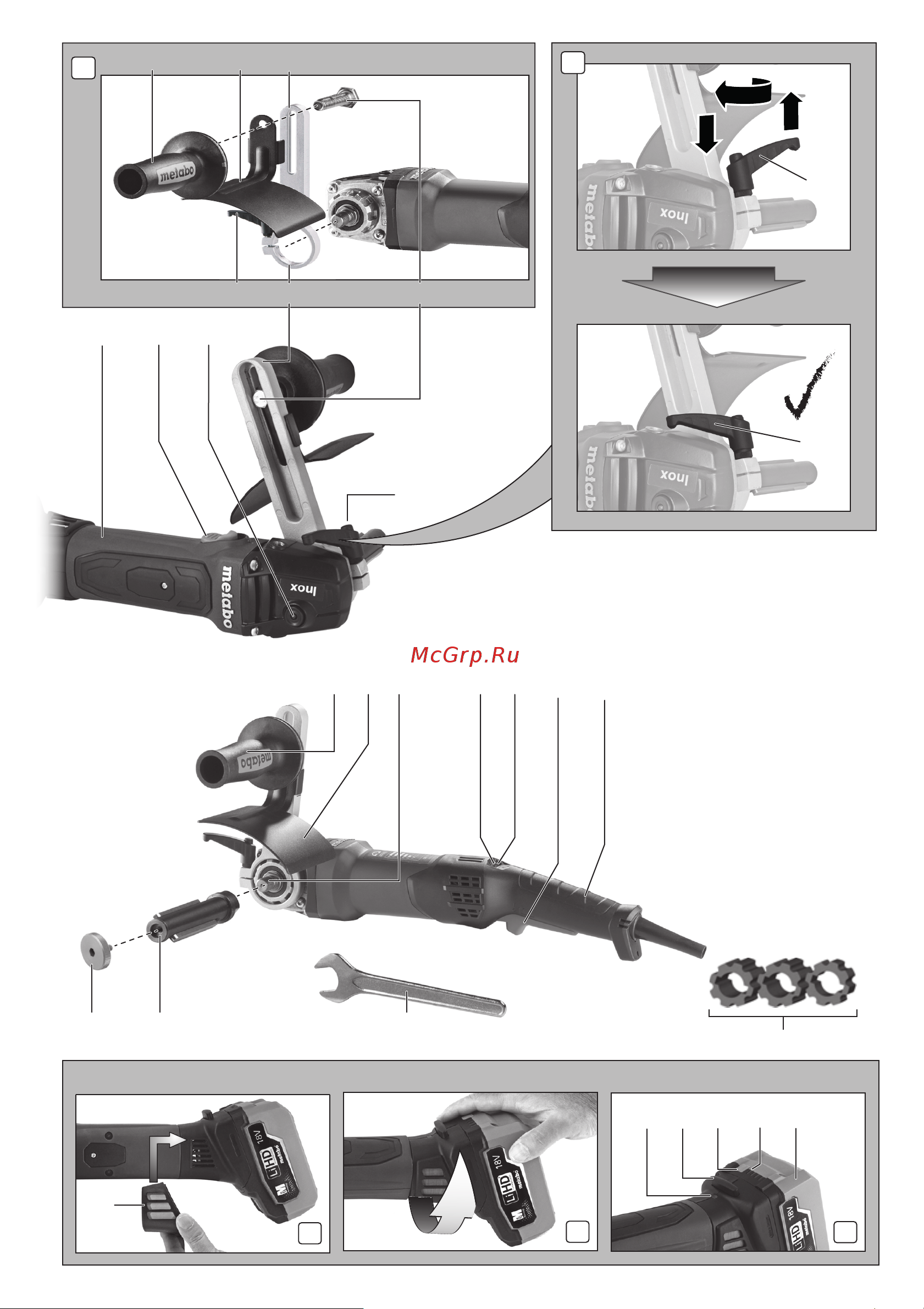 Metabo SE 17-200 RT SET 602259500 Инструкция к товару онлайн [2/108] 841179