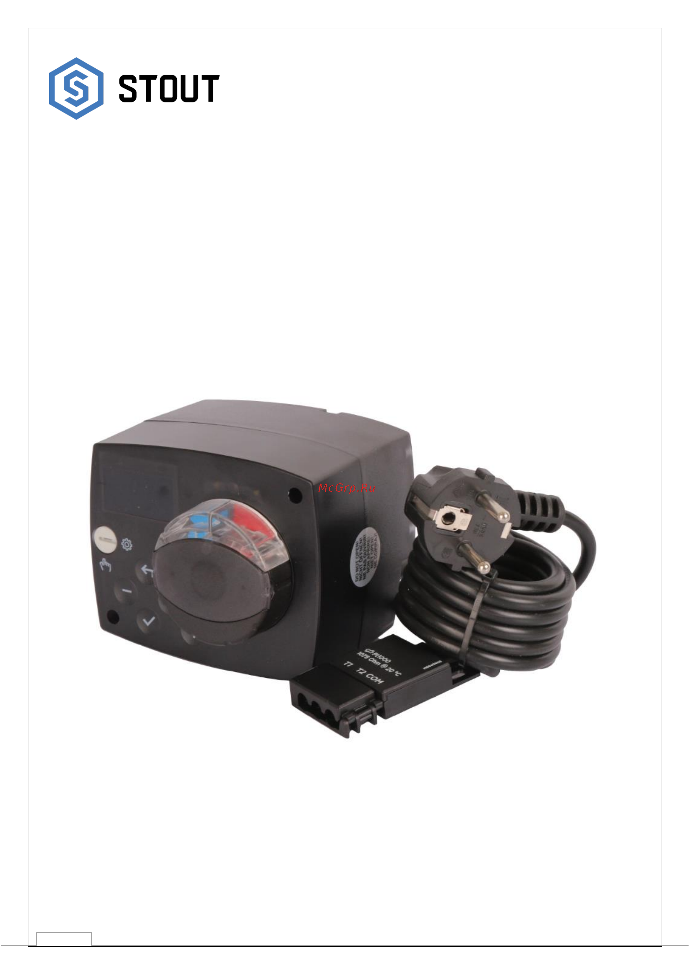 STOUT для смесительных клапанов с датчиком SV-0015-230017 RG008T364GAOAR Инструкция к STOUT SV-0015-230017 RG008T364GAOAR онлайн