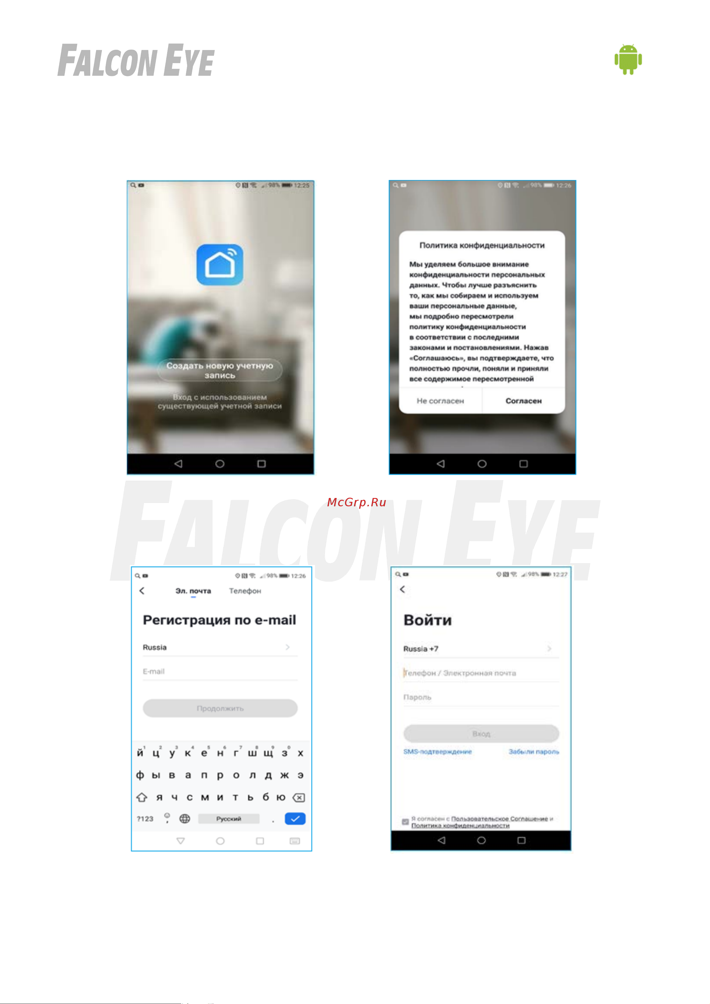 Falcon Eye Spaik 1 двухмегапиксельная 00-00169961 Инструкция к товару онлайн [6/13] 841653