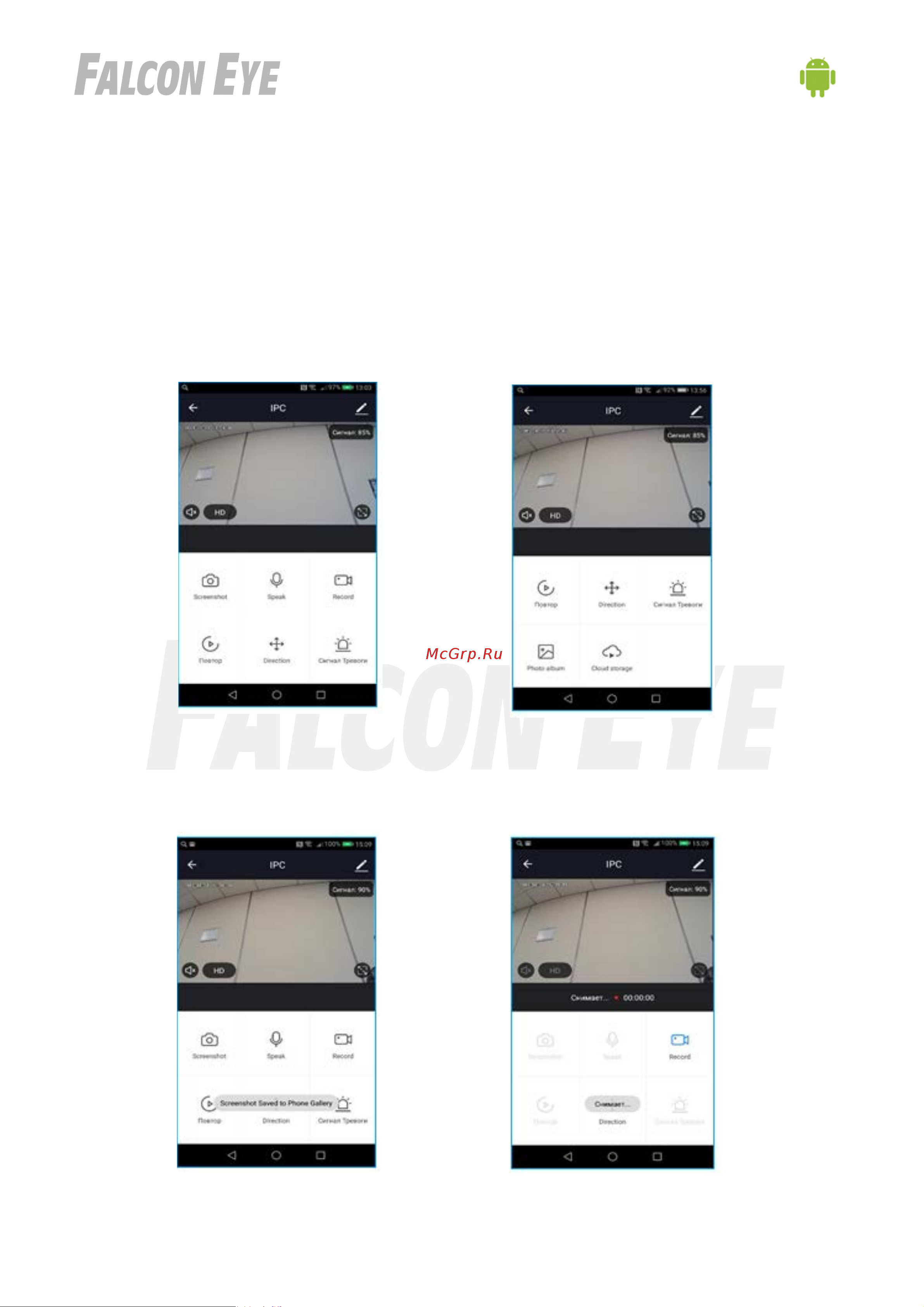 Falcon Eye Spaik 1 двухмегапиксельная 00-00169961 Инструкция к товару онлайн [9/13] 841653