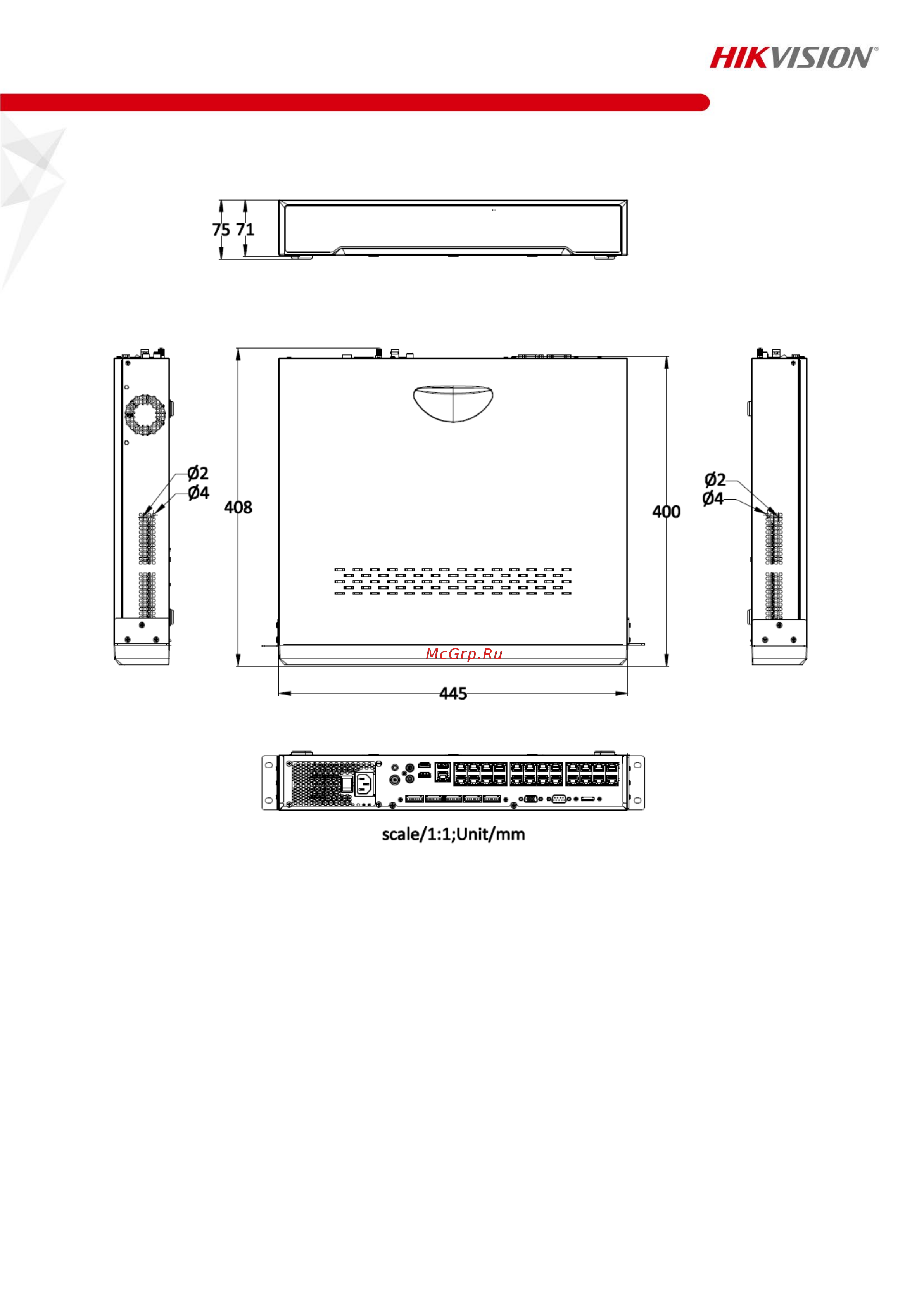 Hikvision Ds-7732ni-m4 8k серии m АВ5088304 Паспорт онлайн [4/6] 841761
