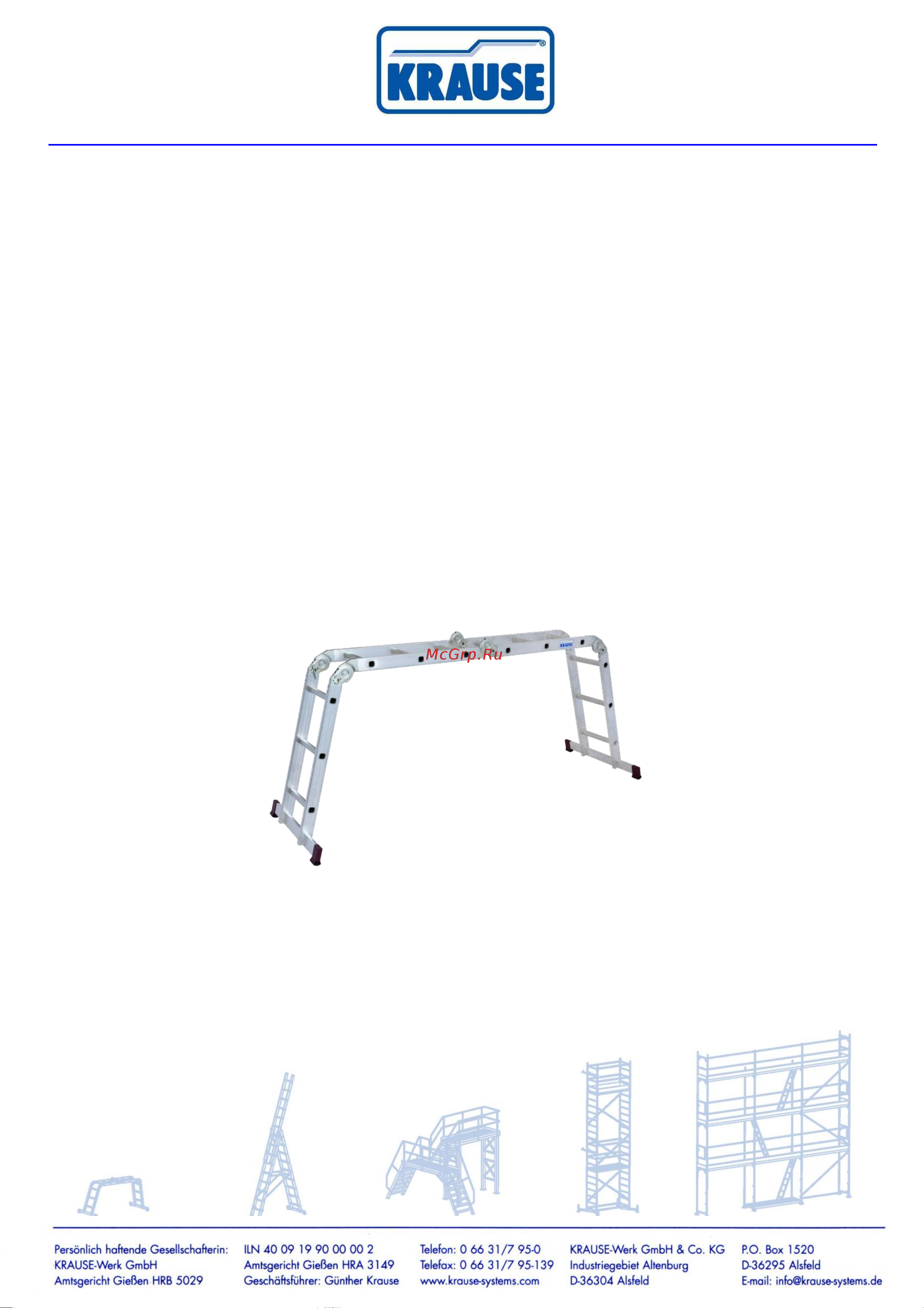 KRAUSE 085047 Инструкция к Krause 85078 онлайн