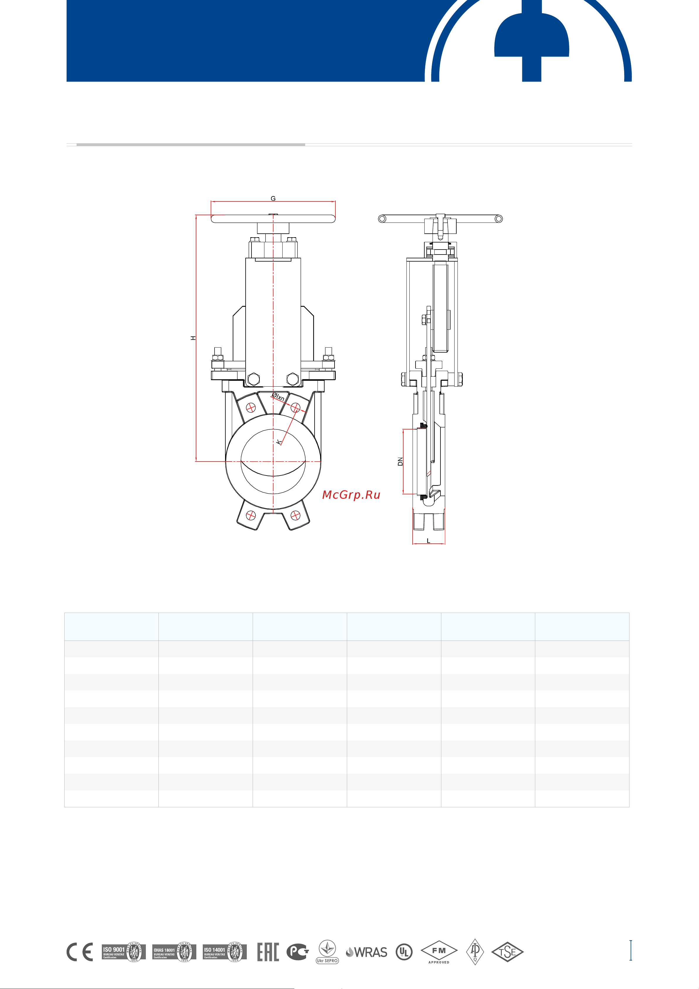 FAF 6500 ду250 ру10 чугунная, epdm, межфланцевая D040-01413 Технический паспорт онлайн [3/5] 859103