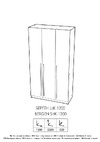 Woodville Берген ШК-1200 белое дерево / белое дерево 570155 Инструкция к товару