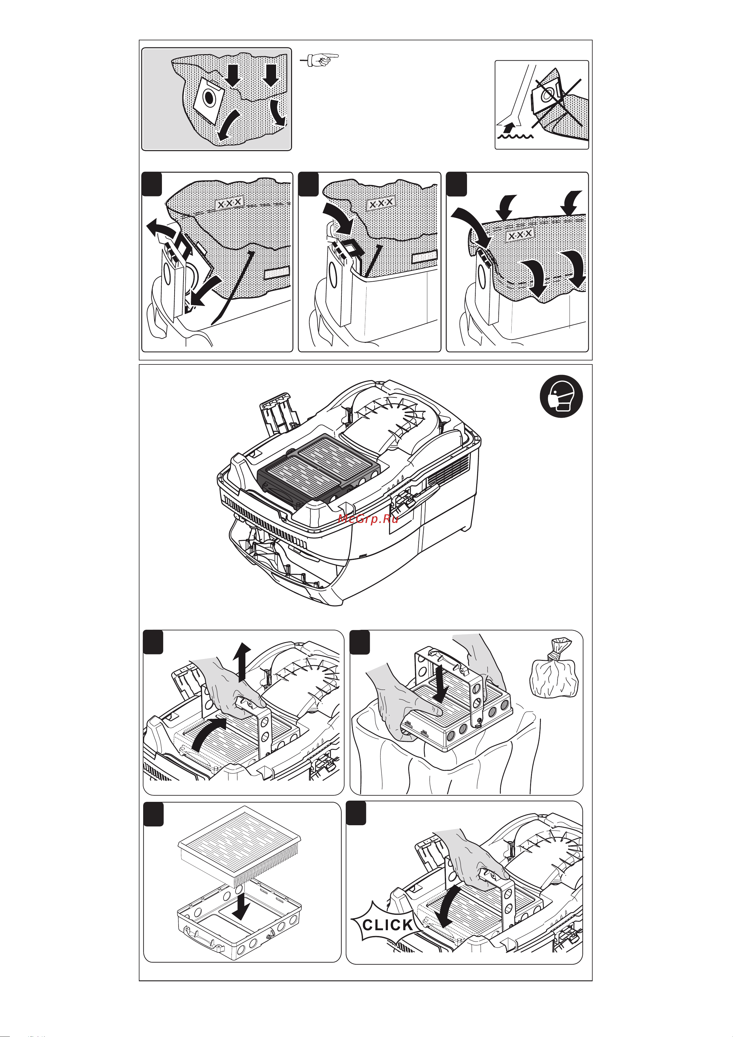 Festool PLANEX LHS225-SW с пылеудаляющим аппаратом CTL36 Set 575448 Инструкция к пылесосу онлайн [5/75] 842224