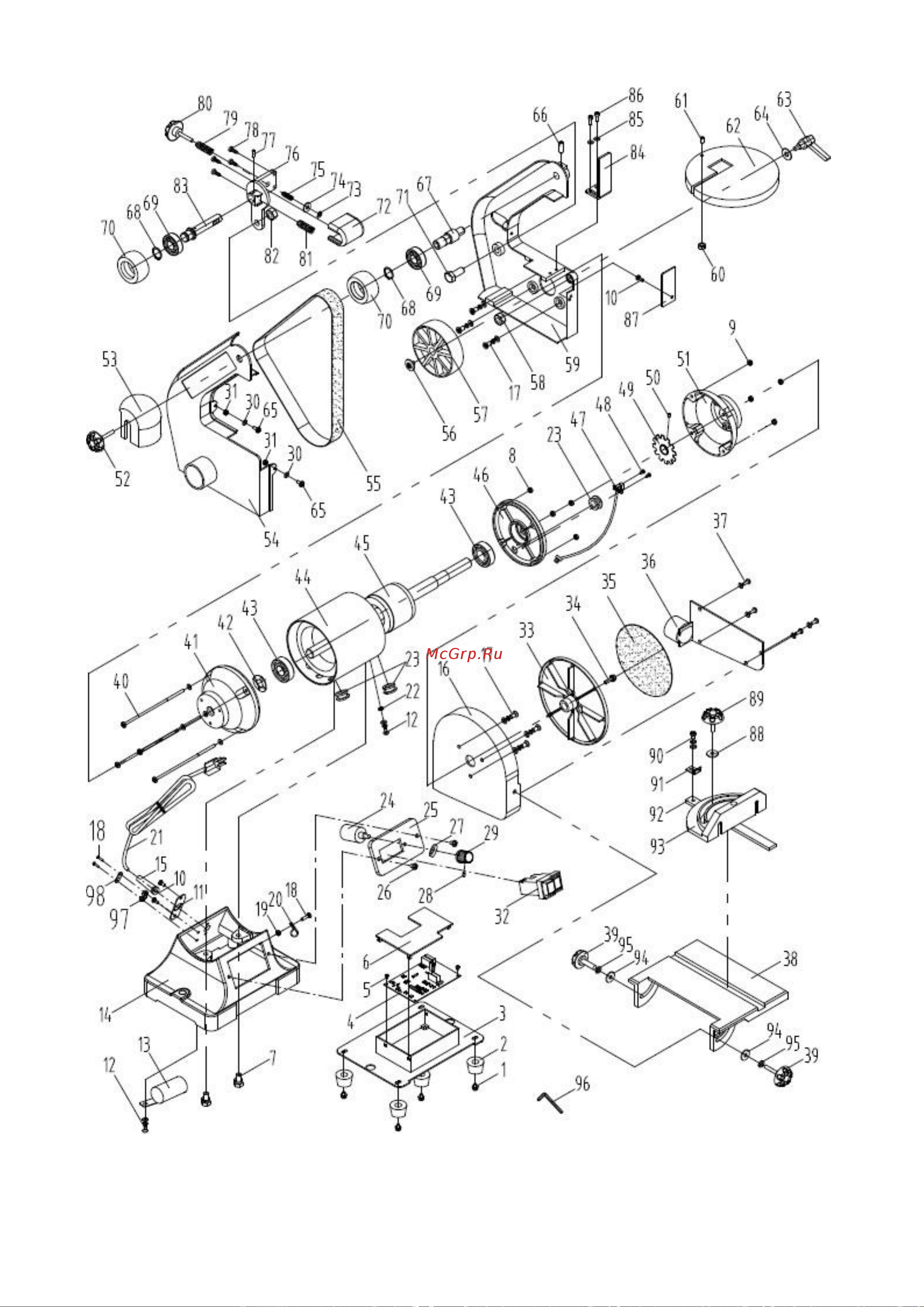 JIB BD1600VS 0.55 кВт 230В 0710020269000 Руководство по эксплуатации JIB BD1600VS онлайн [19/24] 842254