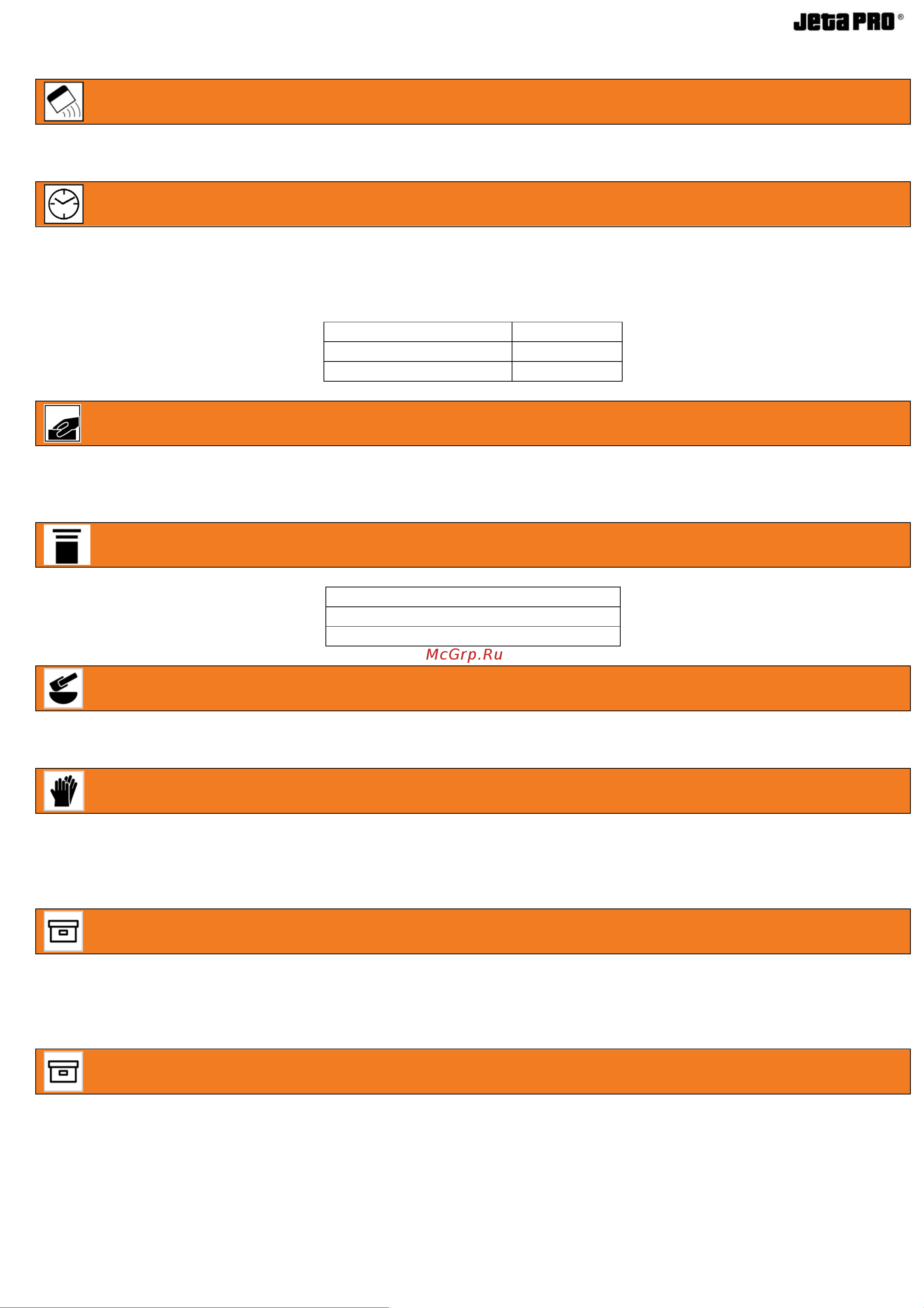 Jeta PRO FIBER со стекловолокном, 1.8 кг 5546/1,8 Техническая спецификация онлайн [2/2] 842333