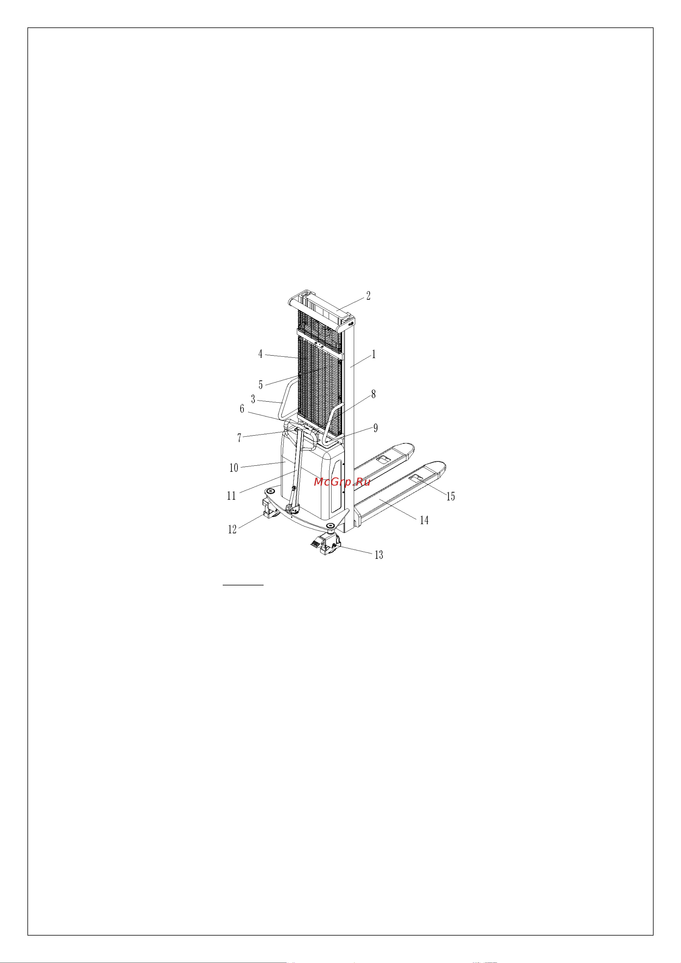 Noblelift SPN-1535C 31535777115 Инструкция к товару онлайн [6/25] 842465
