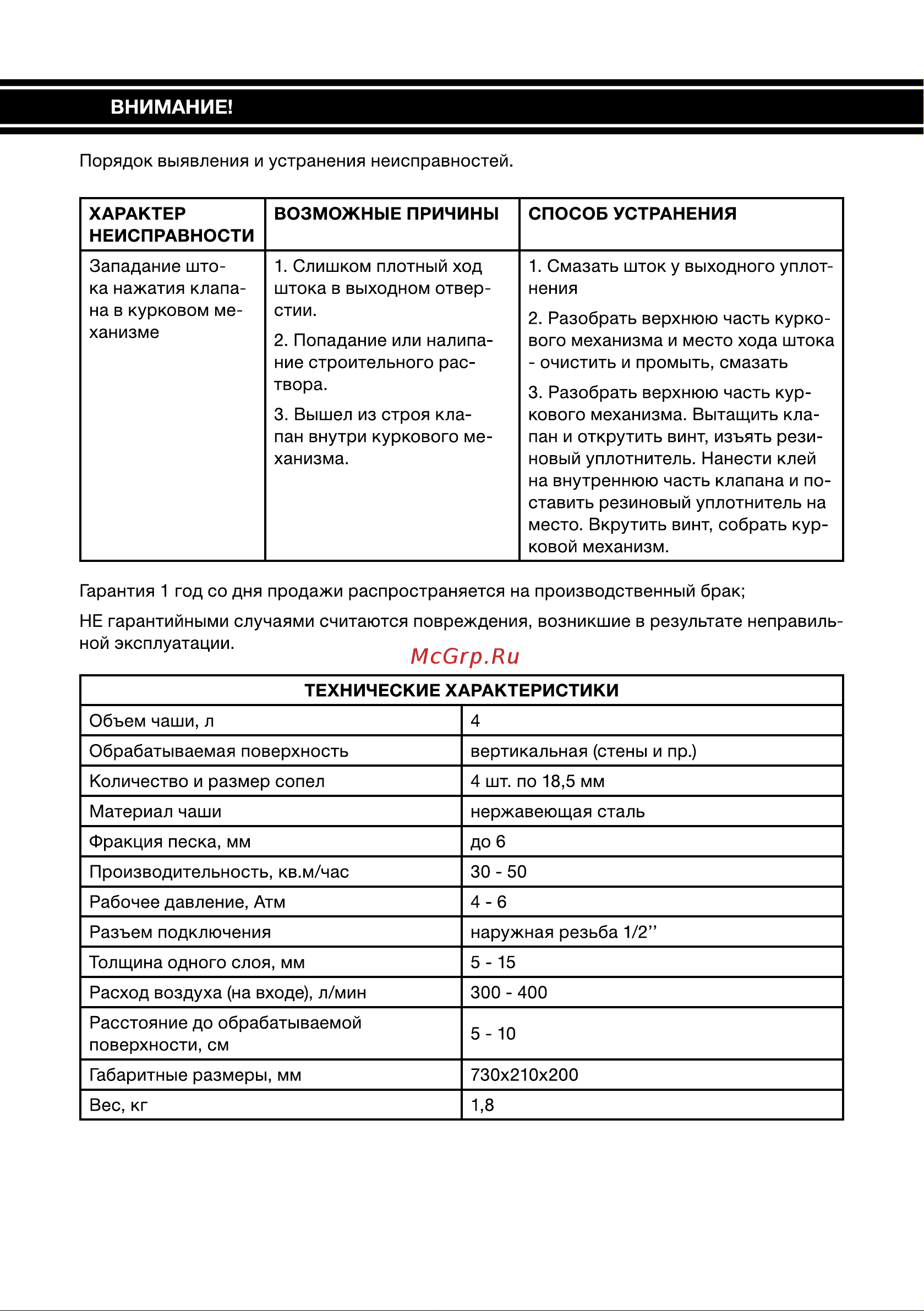 Foxweld AEROMAX WAH-02 7835 Инструкция 7835 Manual Хоппер-ковш ver2 онлайн [4/4] 842663
