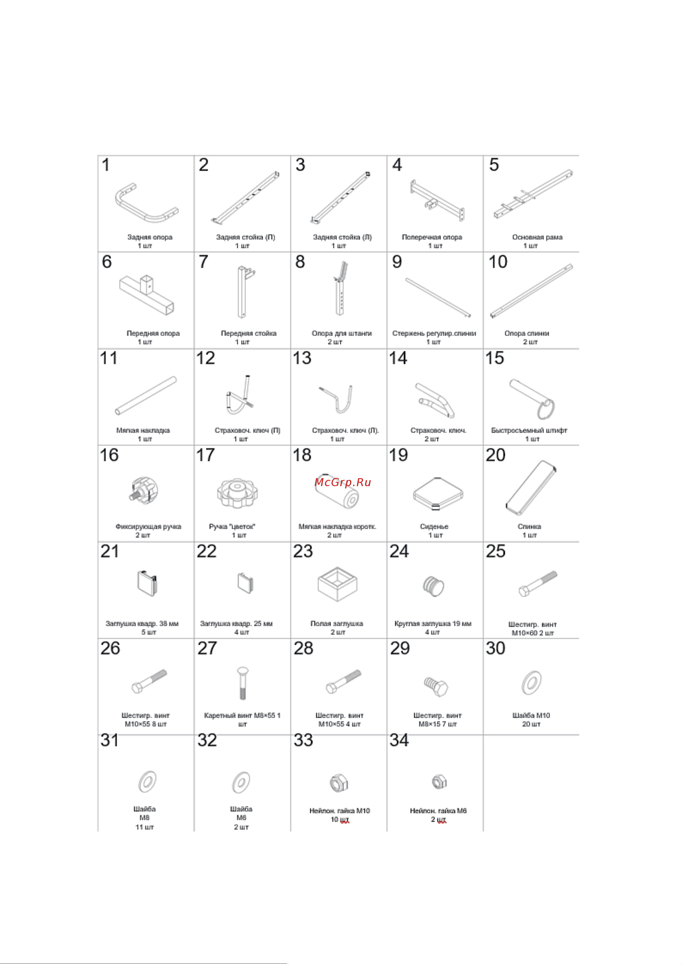 Unixfit UNIX Fit BENCH 120 BSBN120 Инструкция к UNIXFIT Fit BENCH 120 онлайн [3/7] 842946
