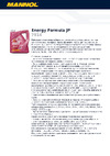 MANNOL ENERGY FORMULA JP 5W30, 20 л 1061 Инструкция к MANNOL ENERGY FORMULA JP 5W30 1061