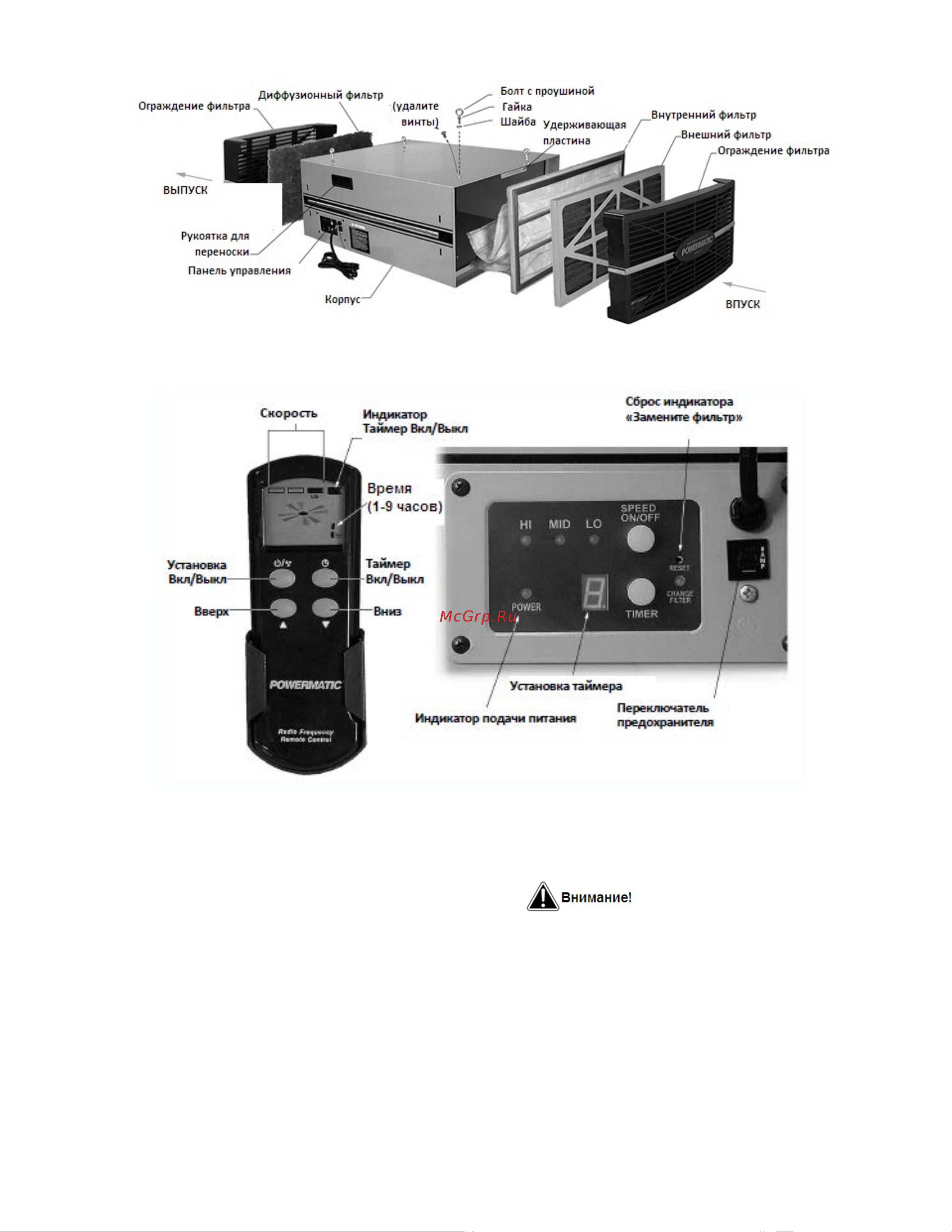 POWERMATIC PM1200 1791330-RU Инструкция онлайн [7/12] 843146