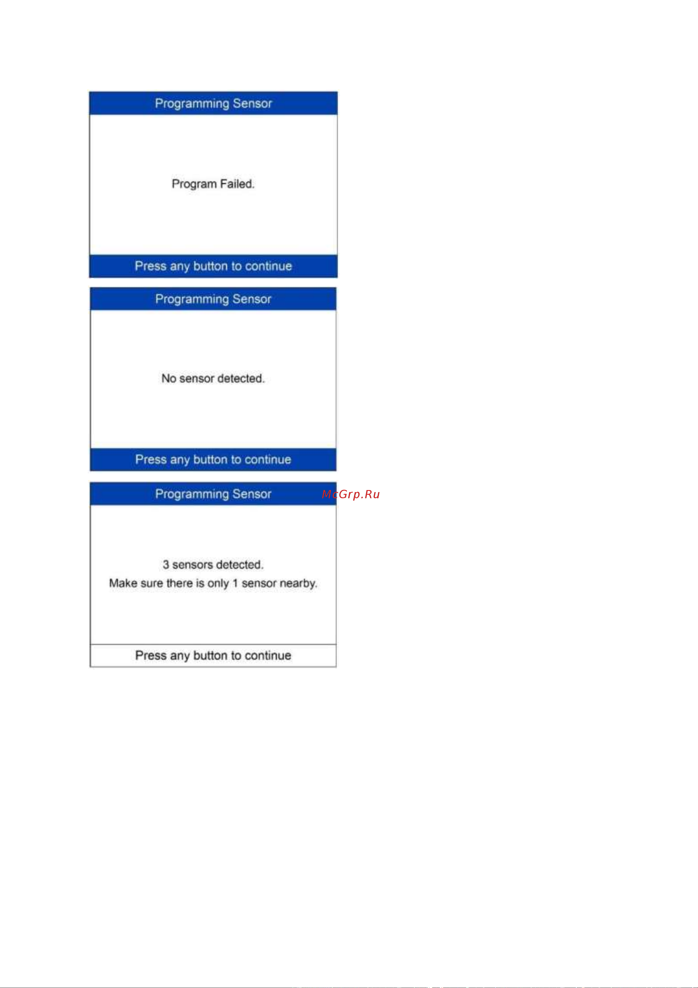 Autel MaxiTPMS TS508WF, OBD2 00-00010227 101000679 Руководство пользователя TS508 онлайн [19/75] 843291