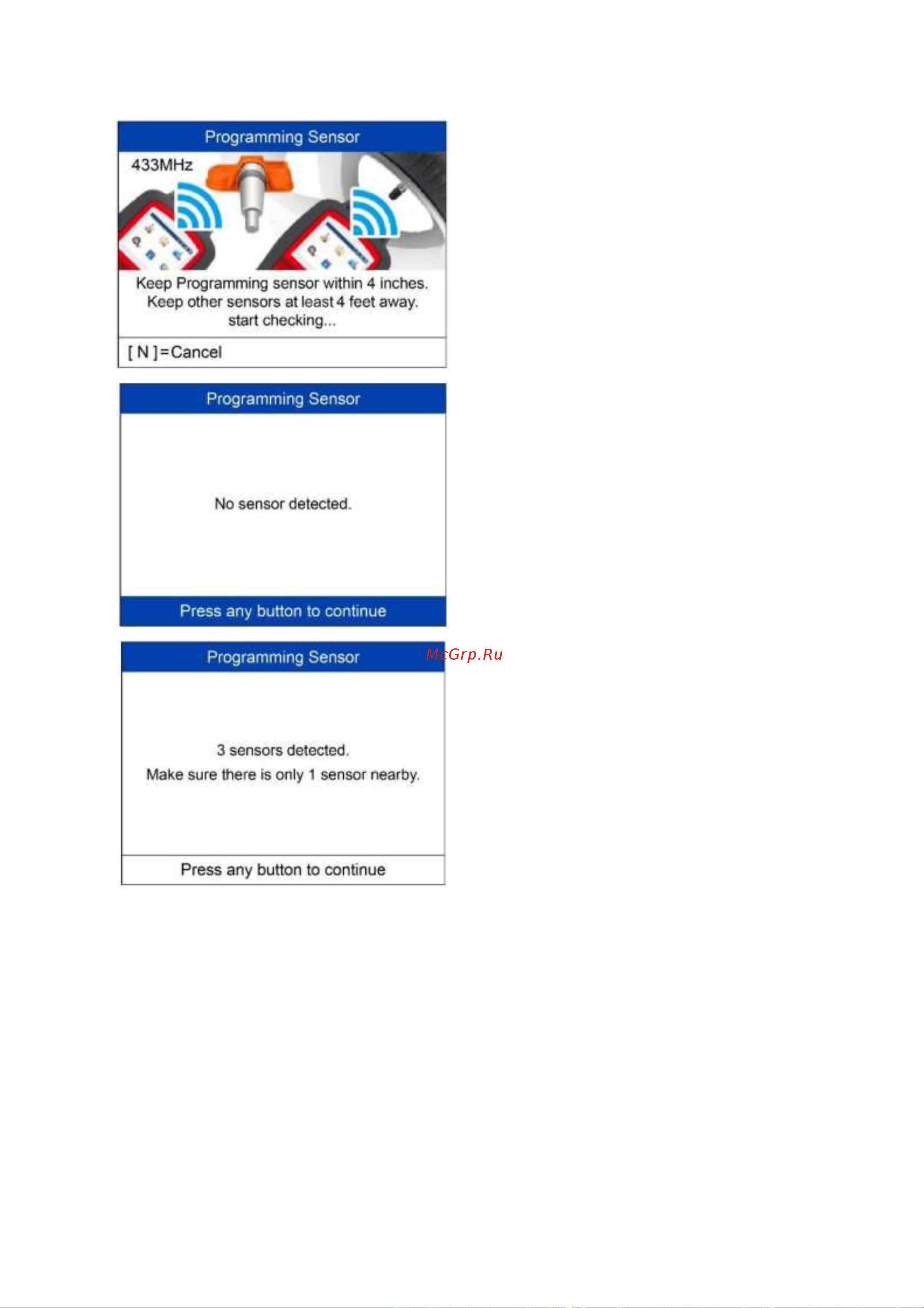 Autel MaxiTPMS TS508WF, OBD2 00-00010227 101000679 Руководство пользователя TS508 онлайн [41/75] 843291