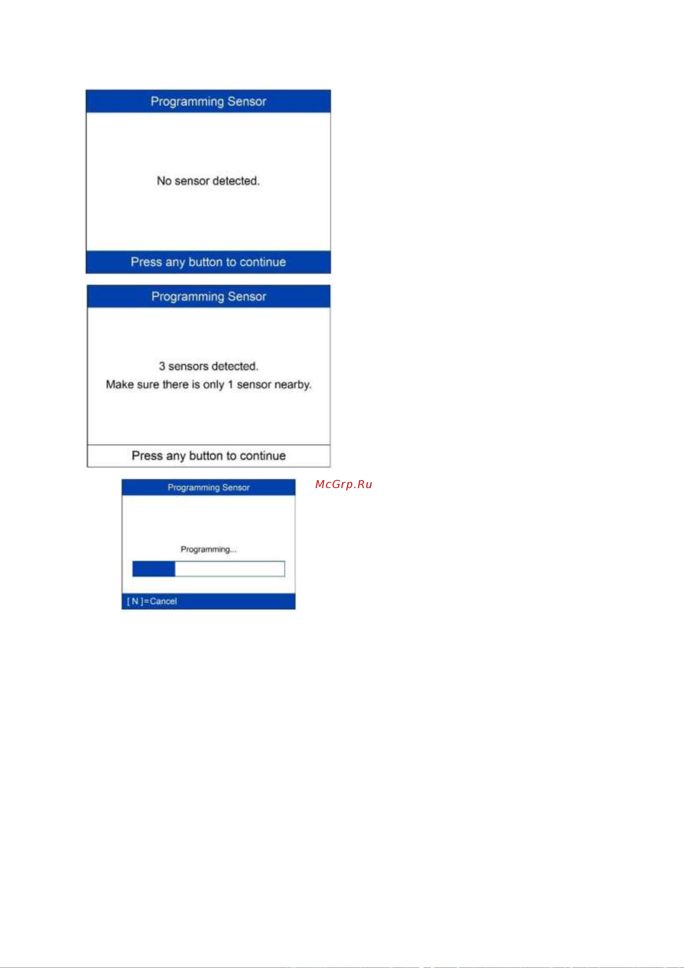 Autel MaxiTPMS TS508WF, OBD2 00-00010227 101000679 Руководство пользователя TS508 онлайн [44/75] 843291