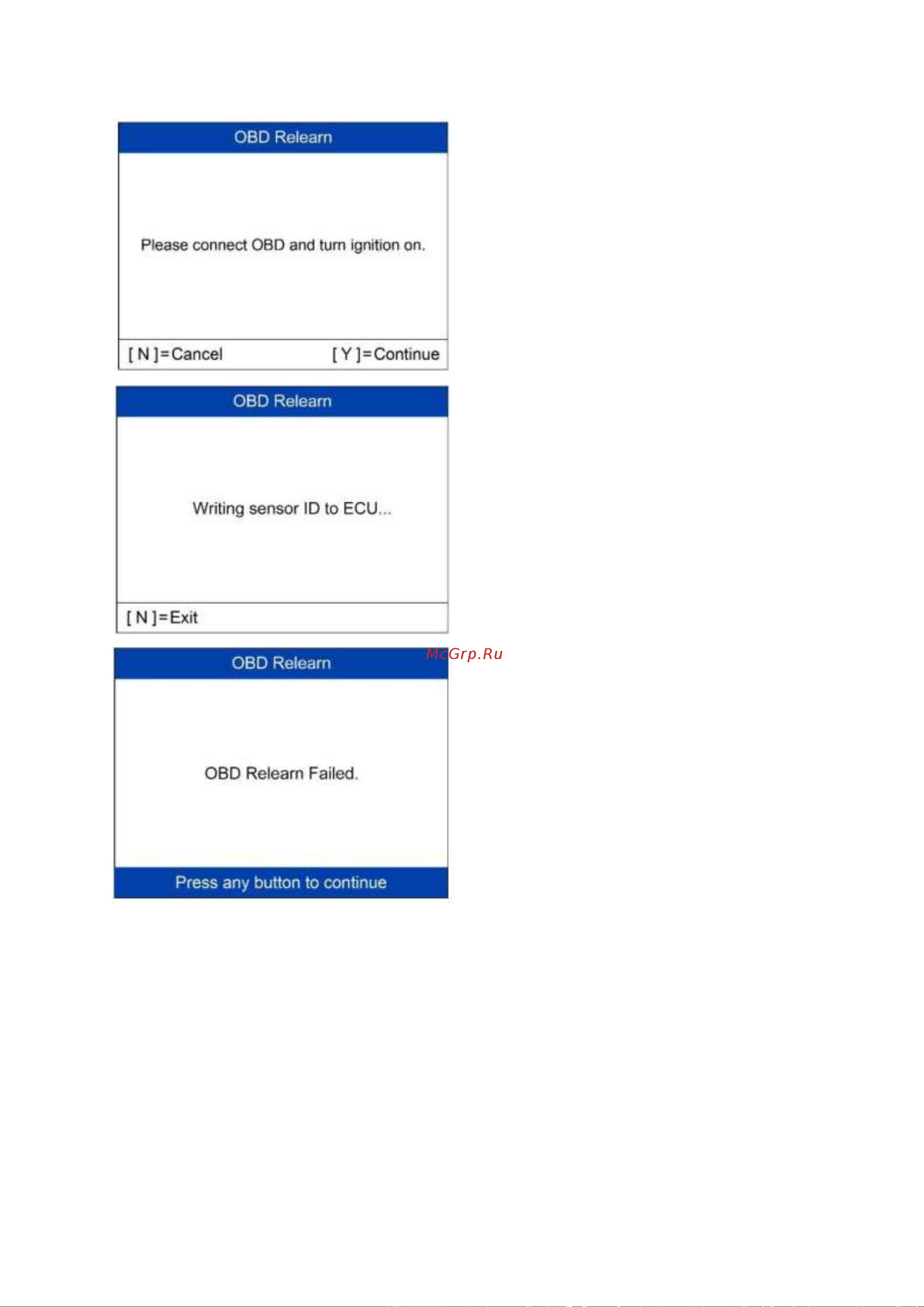Autel MaxiTPMS TS508WF, OBD2 00-00010227 101000679 Руководство пользователя TS508 онлайн [51/75] 843291