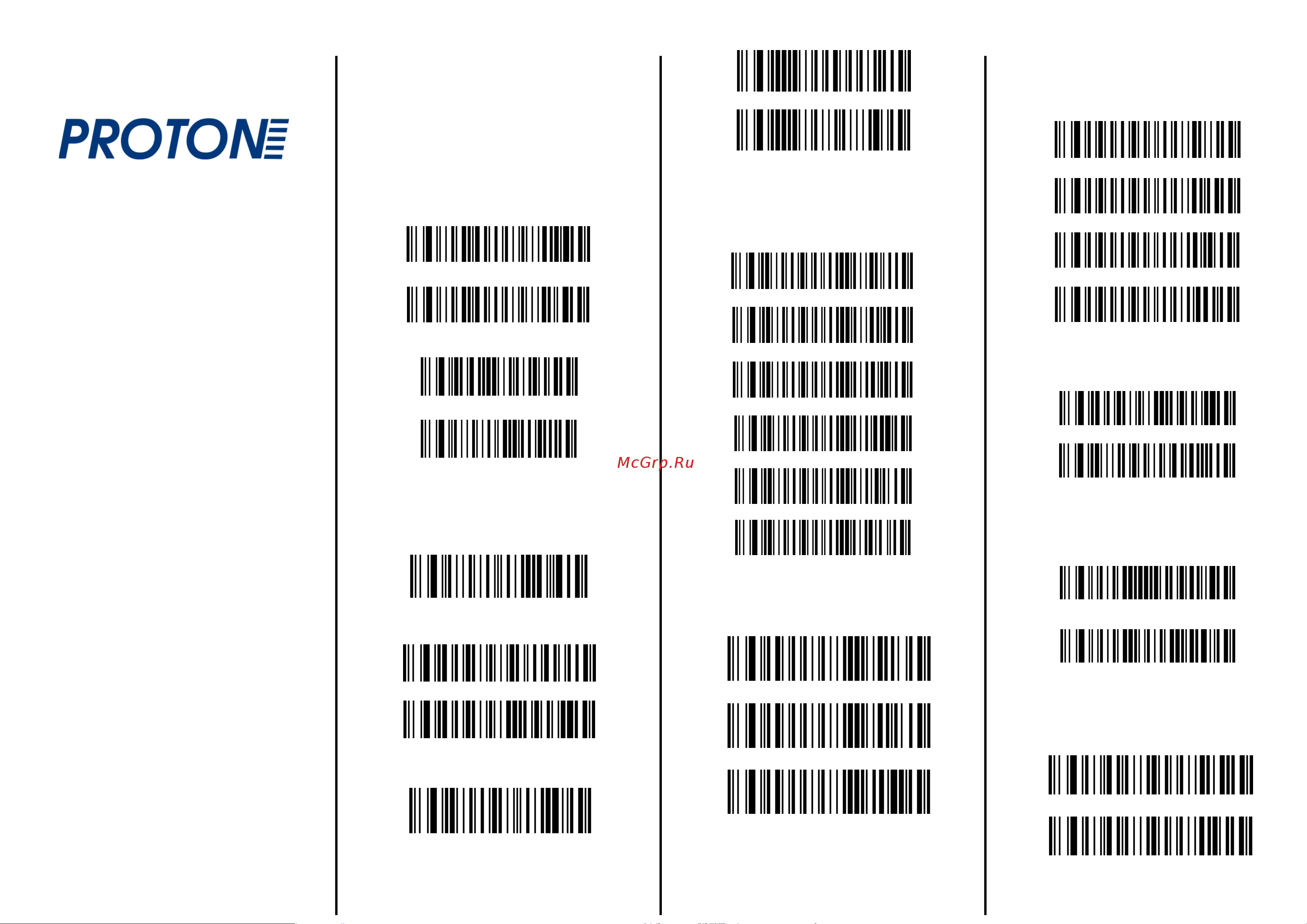 Proton ICS-1290 Краткое руководство онлайн