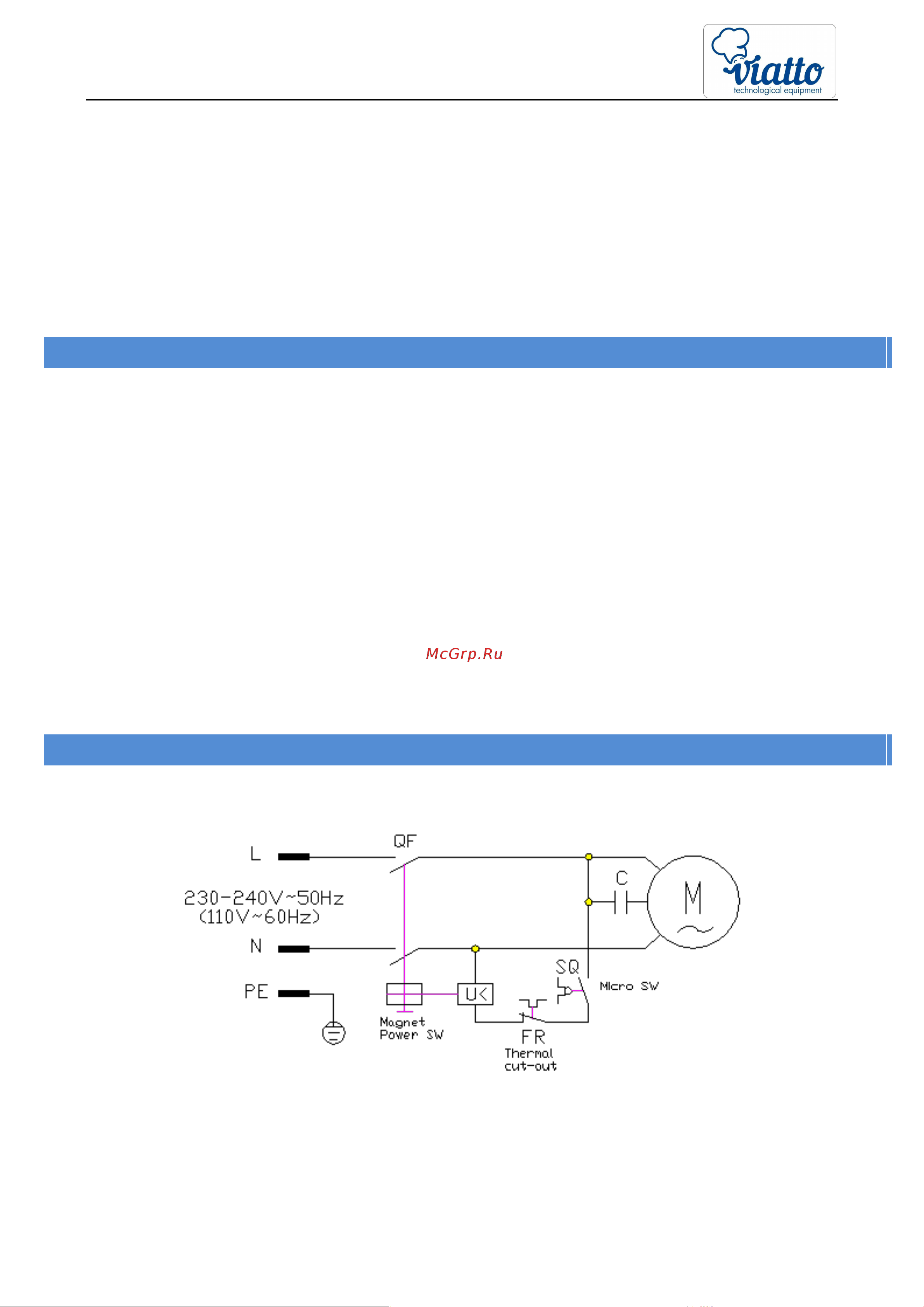 VIATTO HBS-300 57280 VIATTO Слайсеры HBS-220B; HBS-220JS;HBS-250; HBS-300 онлайн [6/6] 843487