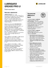 LUBRIGARD GREASE PRO LI-100 EP2 LGPGLI100EP2TCC12 Физико-химические параметры