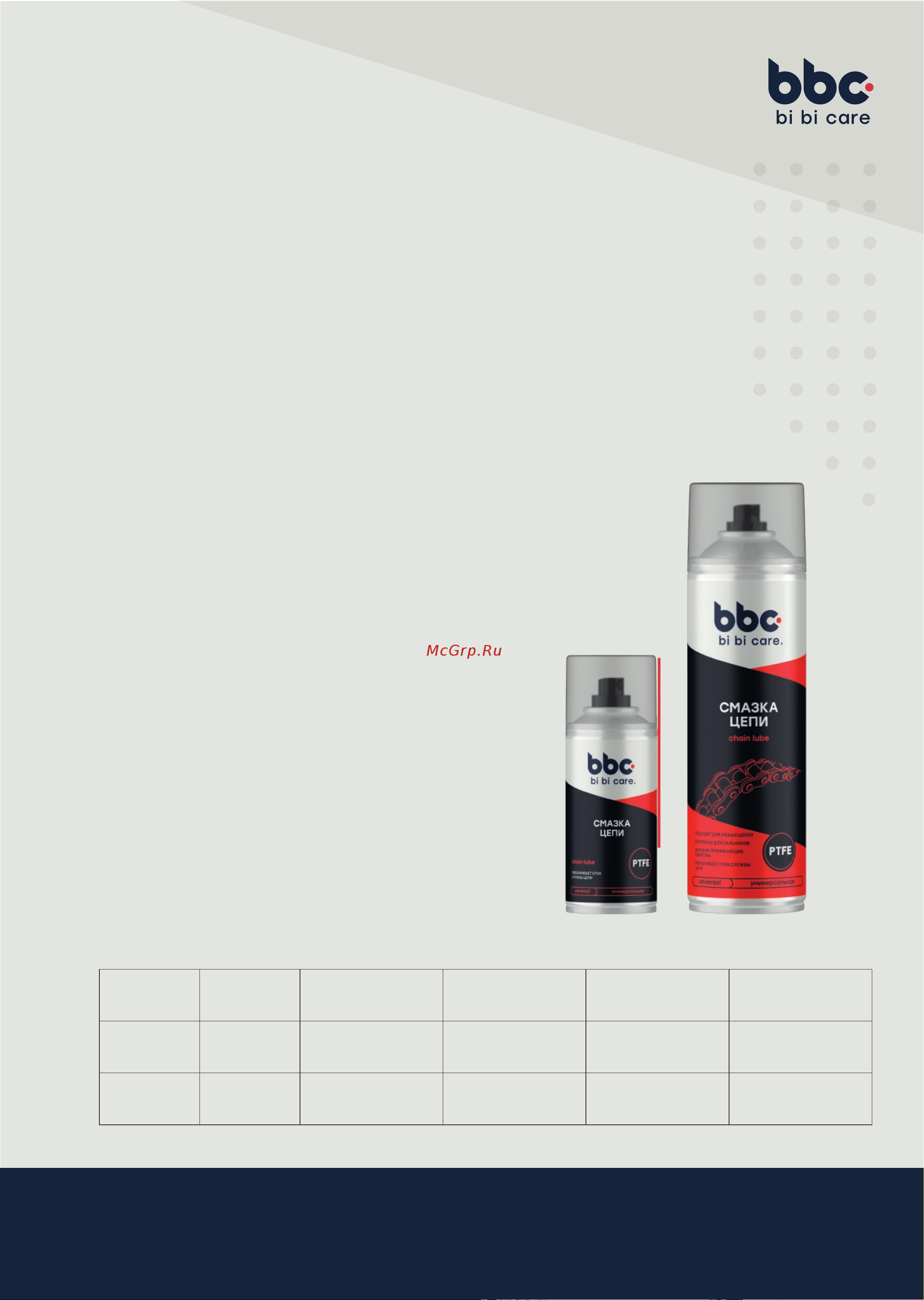 BiBiCare 4410 Лист технической информации онлайн
