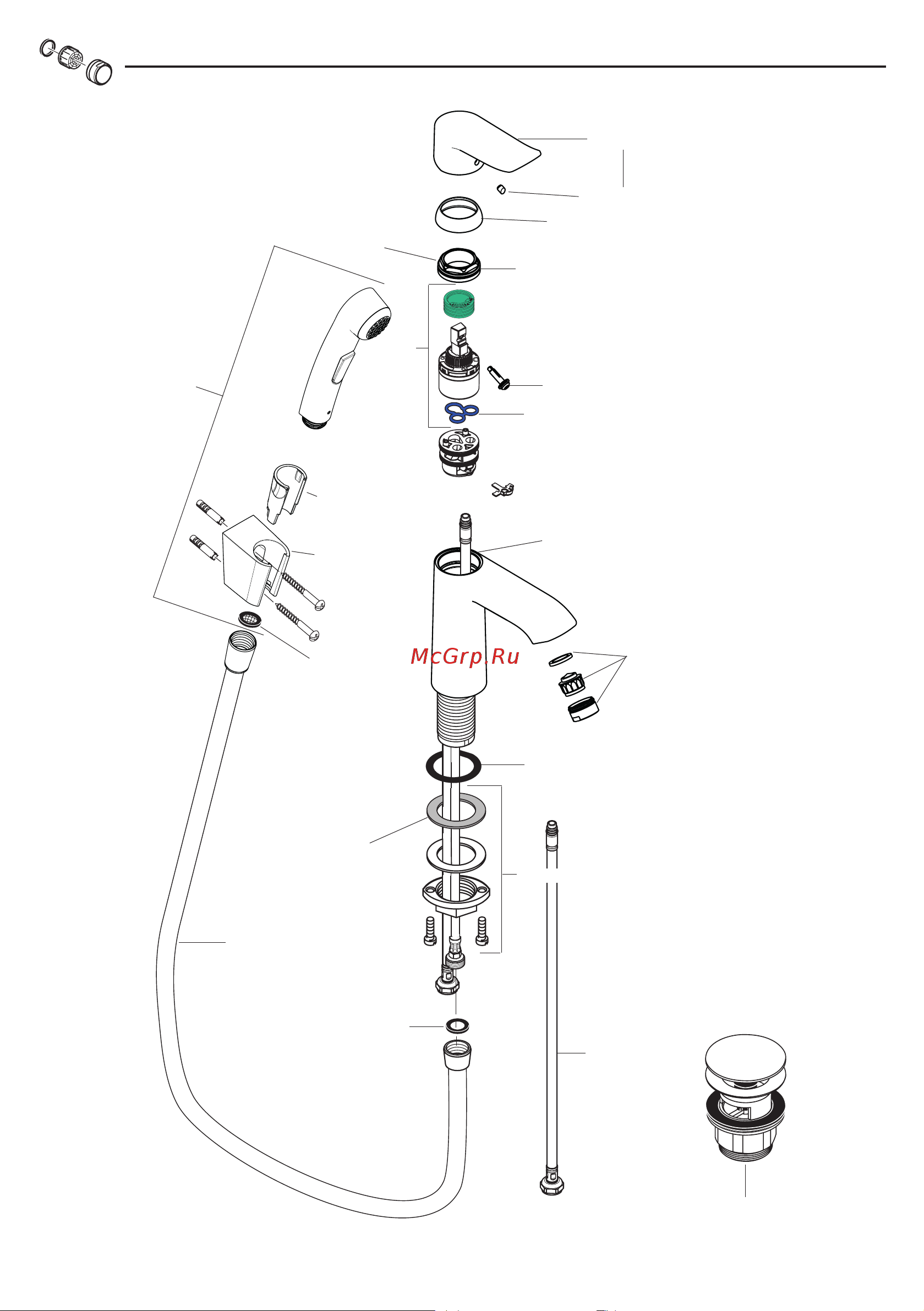 HansGrohe Metropol 32522000 с гигиеническим душем 00000053918 Инструкция к Hansgrohe Metropol 32522000 00000053918 онлайн [42/48] 843948