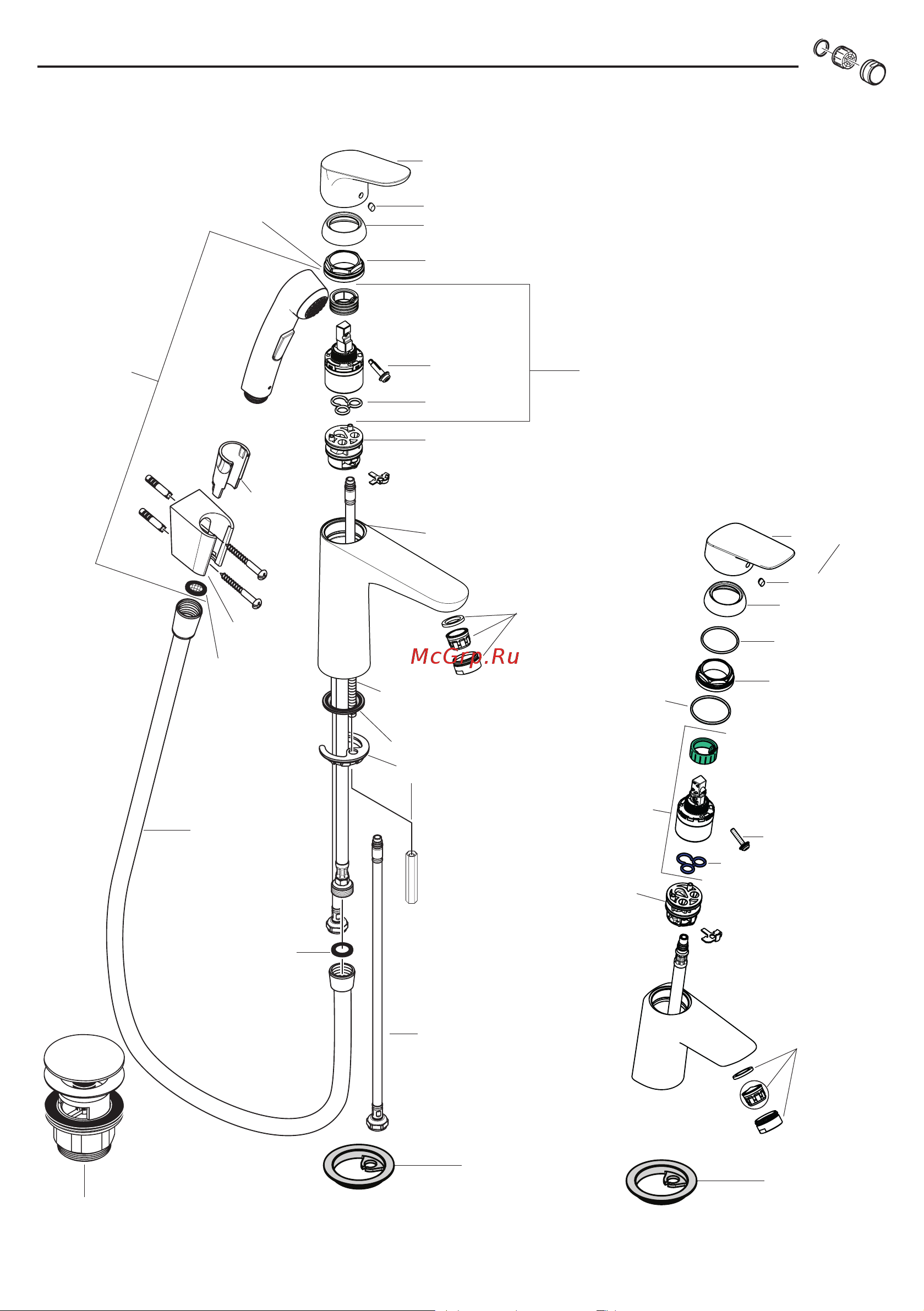 HansGrohe Metropol 32522000 с гигиеническим душем 00000053918 Инструкция к Hansgrohe Metropol 32522000 00000053918 онлайн [43/48] 843948