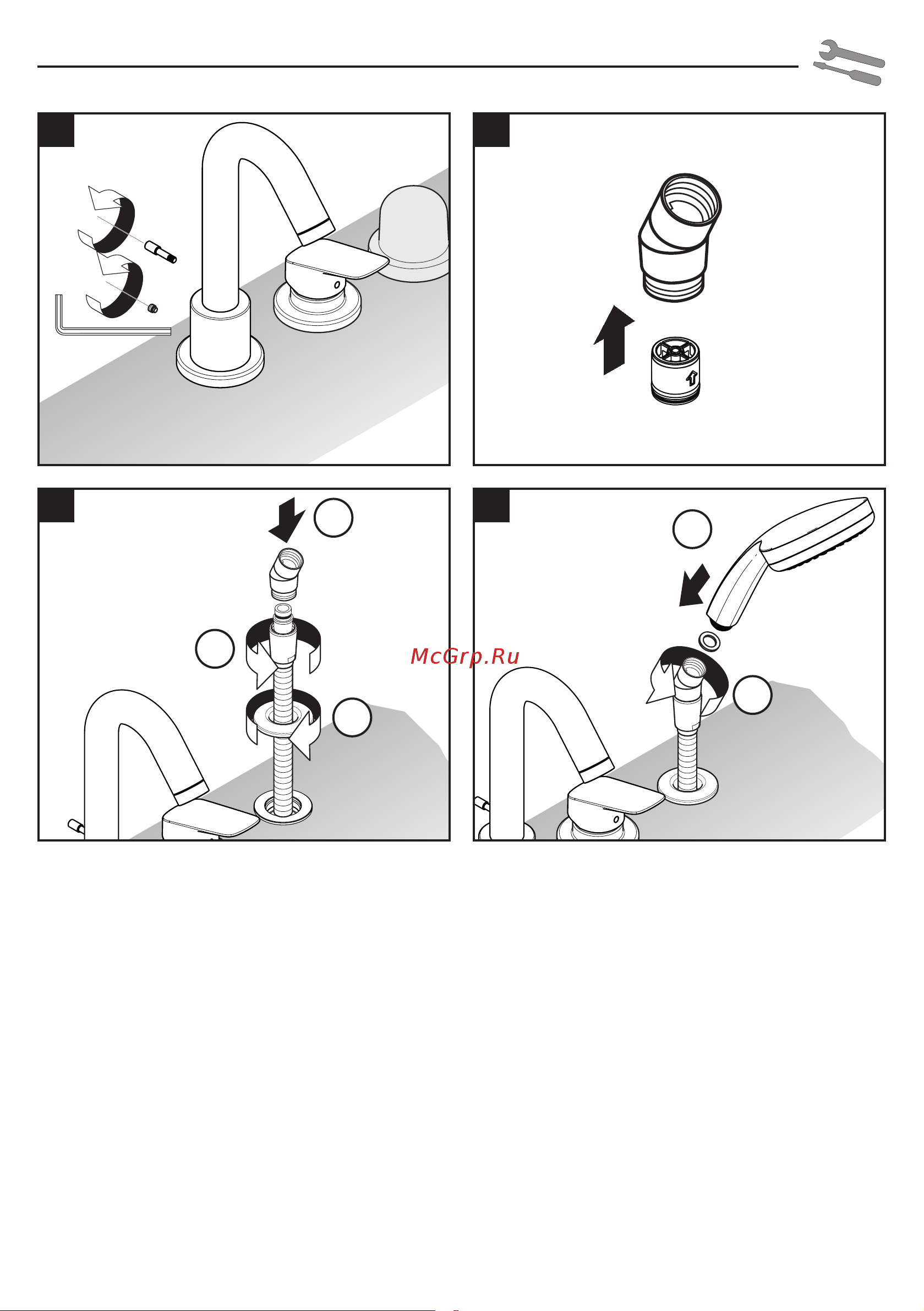 HansGrohe Logis 71313000 на 3 отверстия 00000035200 Инструкция к Hansgrohe Logis 71313000 00000035200 онлайн [33/44] 844045
