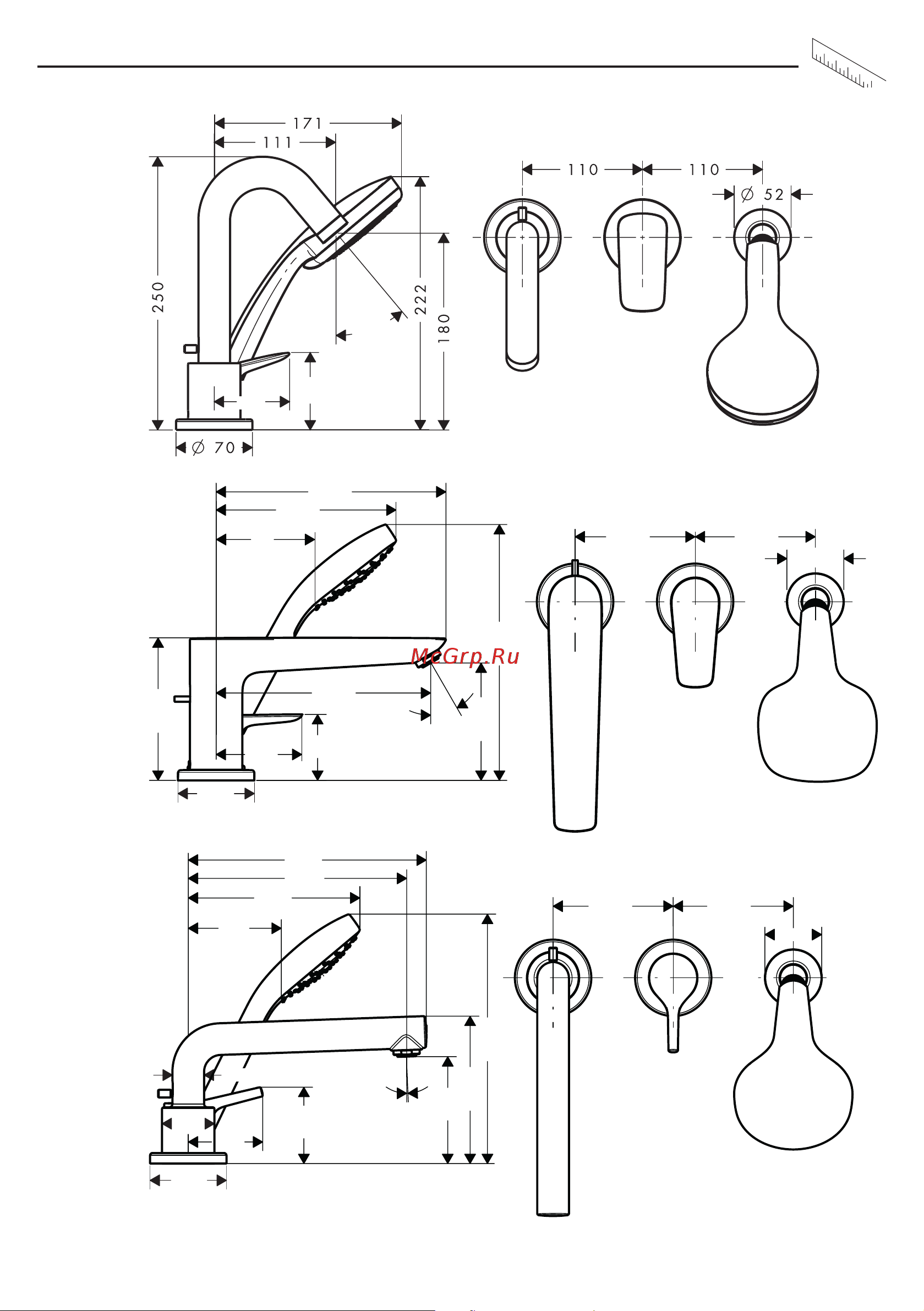 HansGrohe Logis 71313000 на 3 отверстия 00000035200 Инструкция к Hansgrohe Logis 71313000 00000035200 онлайн [35/44] 844045