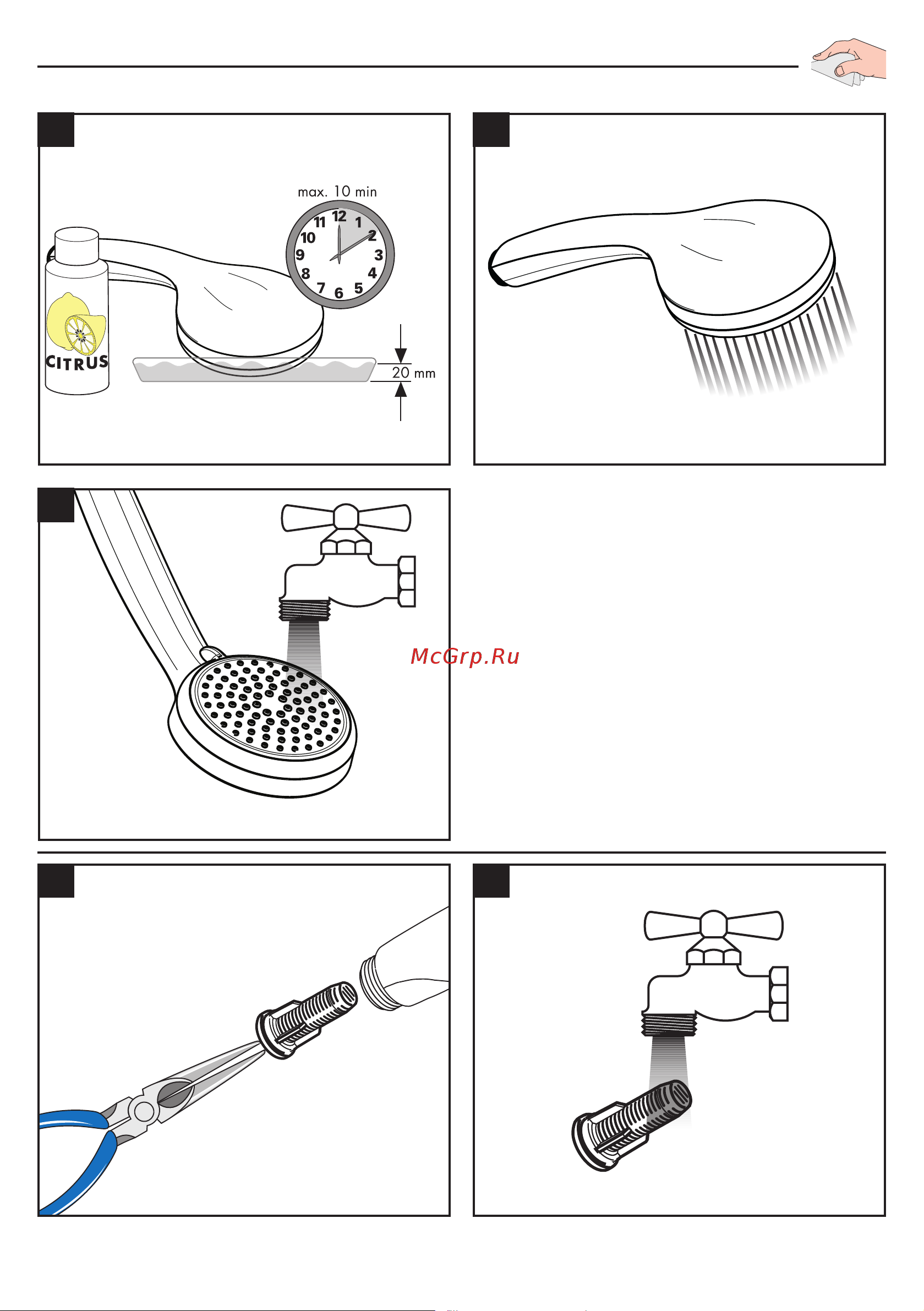 HansGrohe Logis 71313000 на 3 отверстия 00000035200 Инструкция к Hansgrohe Logis 71313000 00000035200 онлайн [37/44] 844045