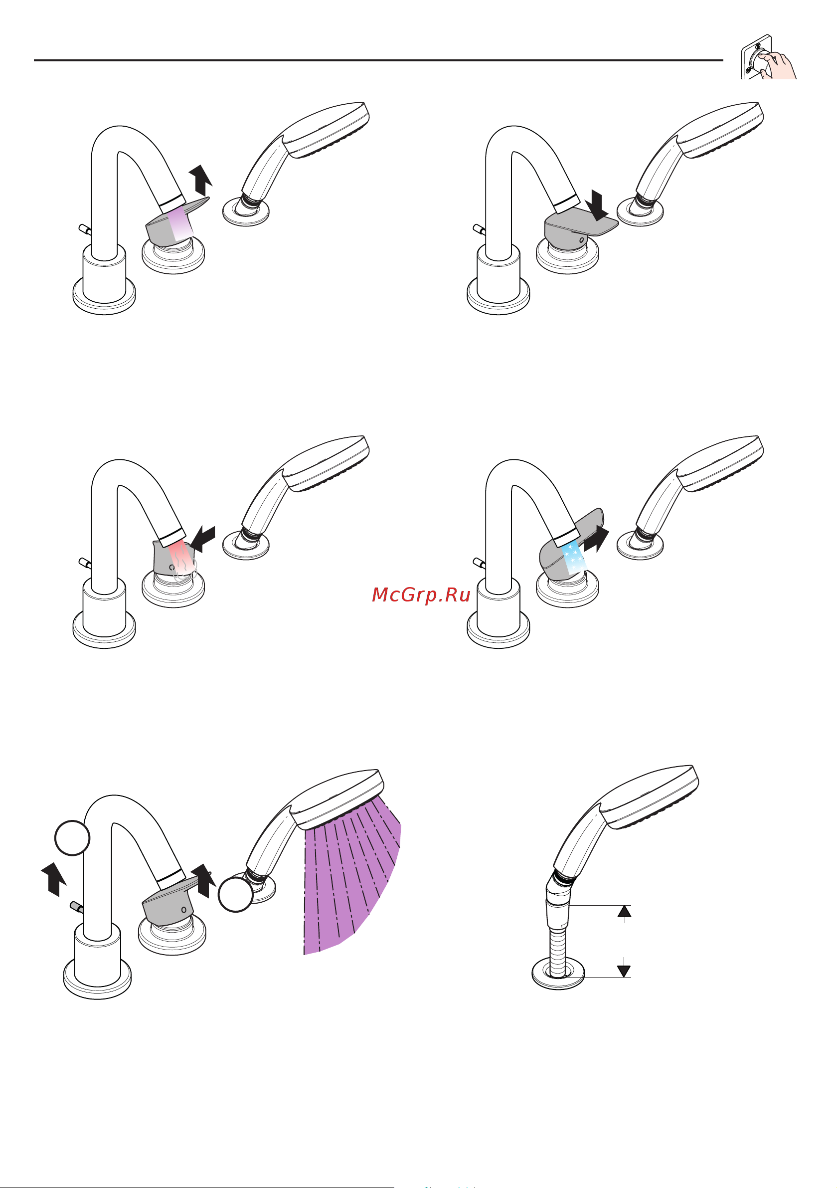 HansGrohe Logis 71313000 на 3 отверстия 00000035200 Инструкция к Hansgrohe Logis 71313000 00000035200 онлайн [41/44] 844045