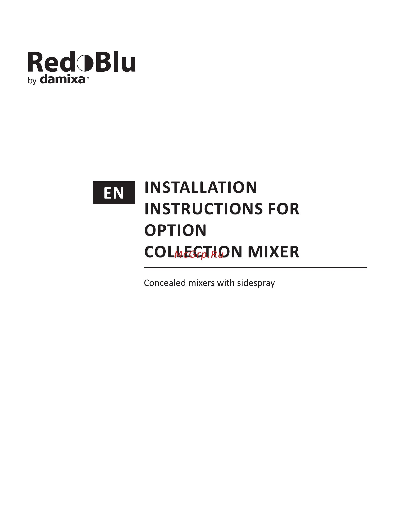 Redblu by damixa Option с гигиеническим душем, бронза 214000000 инструкция онлайн [6/16] 844099