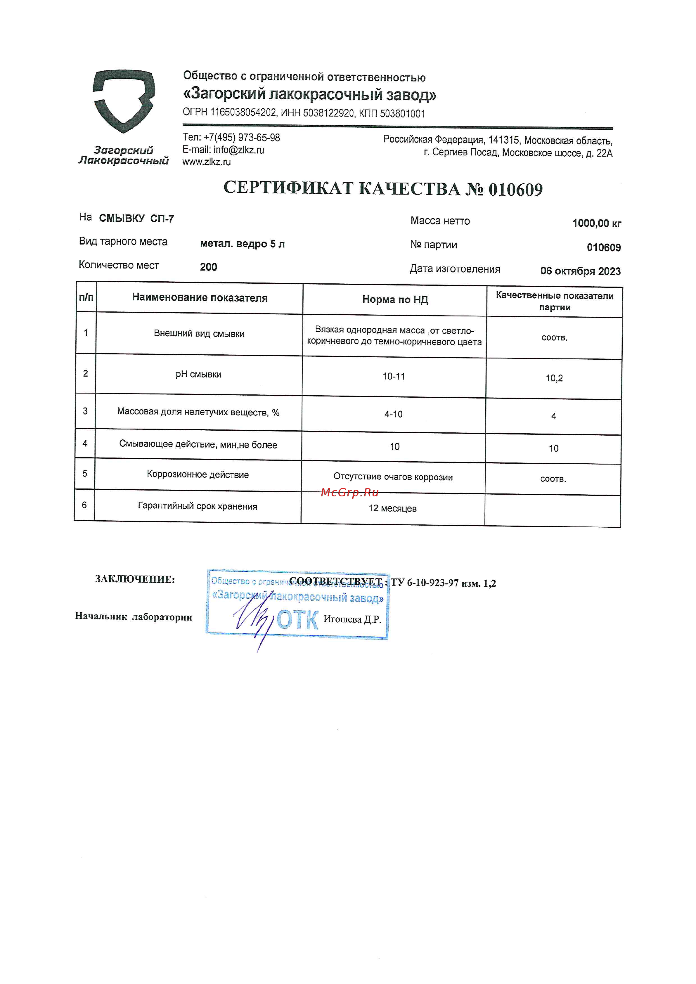 ЗАГОРСКИЙ ЛАКОКРАСОЧНЫЙ ЗАВОД СП-7 5 кг ZLK04869 Инструкция к товару онлайн