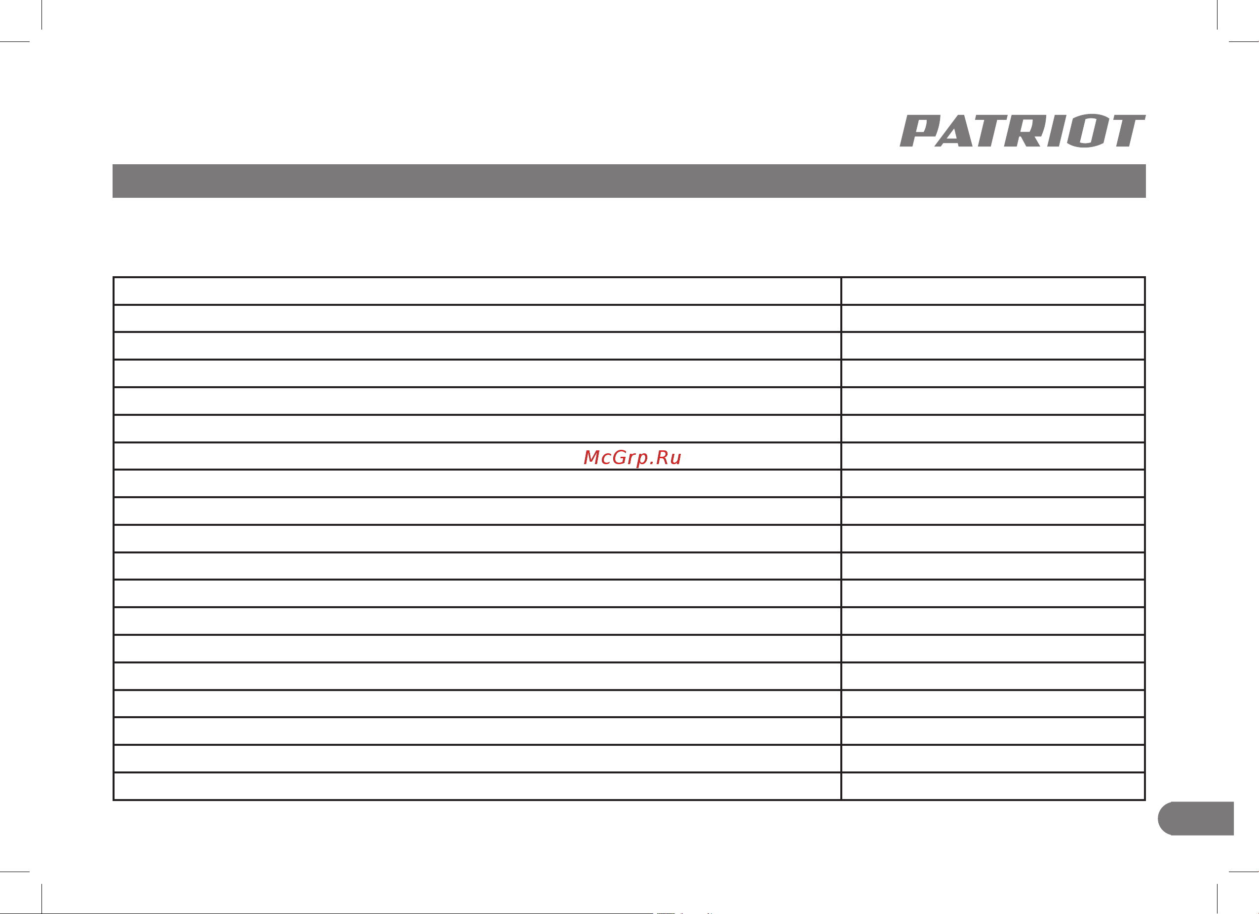 Patriot PS 707 426109707 Инструкция к Patriot PS 707 426109707 онлайн [9/40] 844228