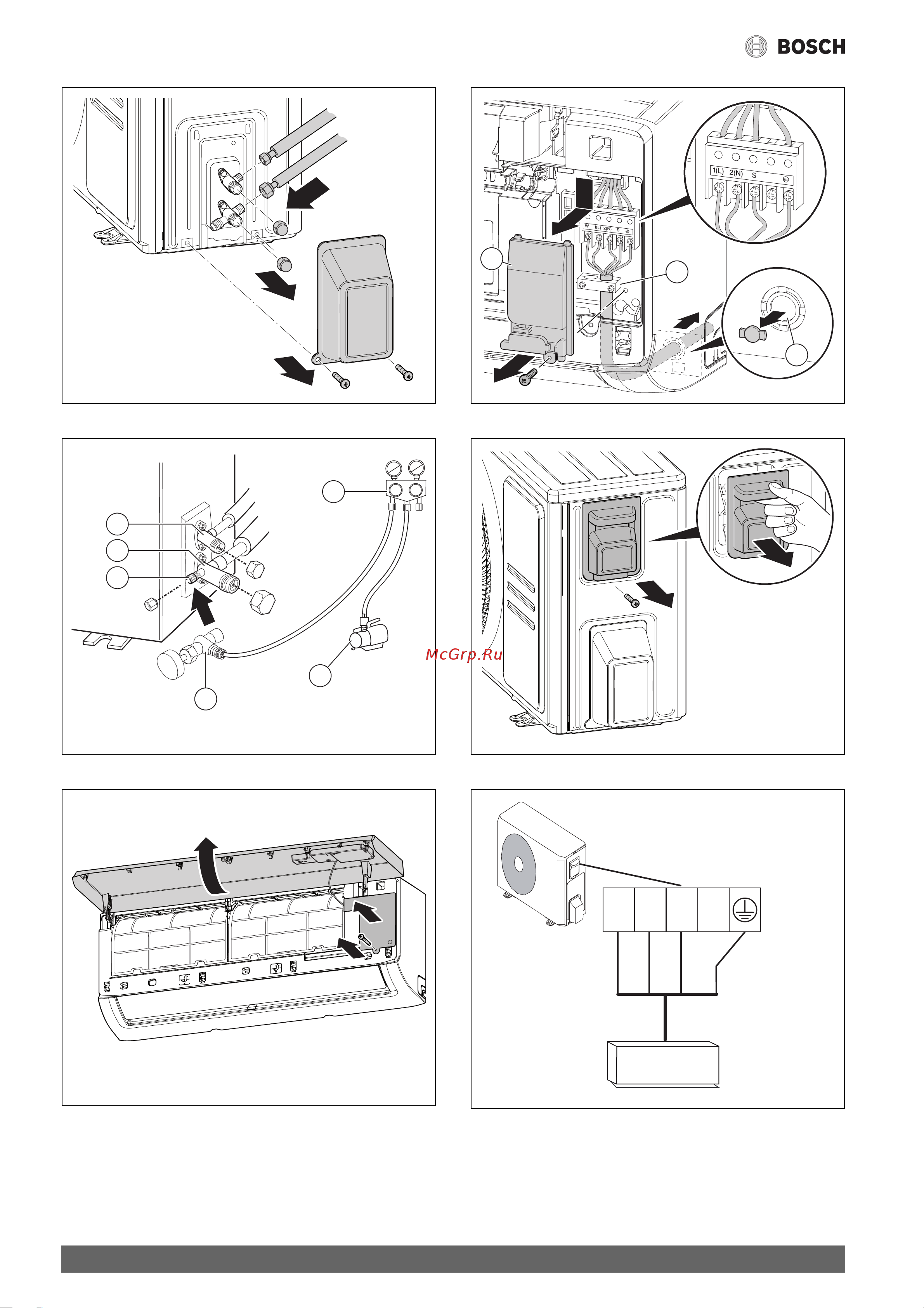 Bosch инверторного типа CLL5000 W 28 E/CLL5000 28 E BOSCH CCL5000 инструкция по установке онлайн [24/28] 844604