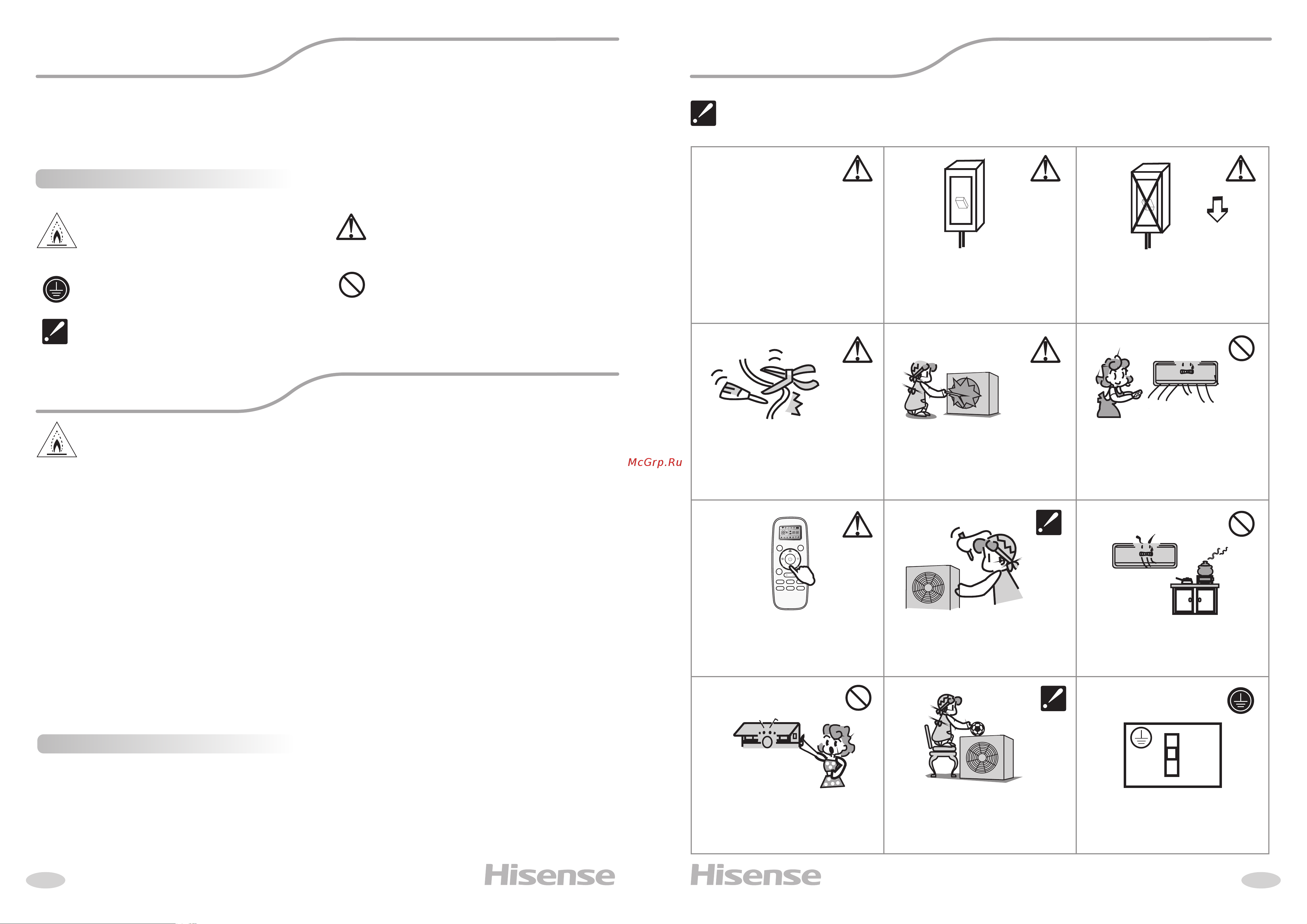 Hisense AS-13UW4RVETG00G(R)/AS-13UW4RVETG00W(R) Инструкция по эксплуатации онлайн [3/17] 844760
