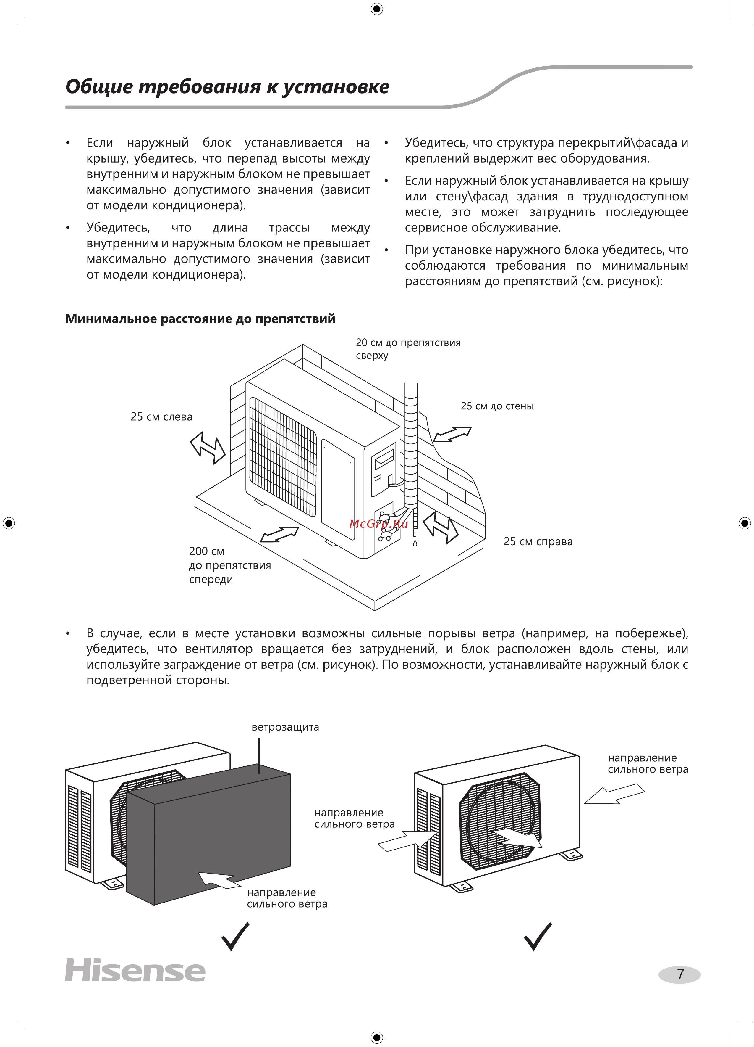 Hisense AS-13UR4SVDDB5G/AS-13UR4SVDDBW Инструкция по эксплуатации онлайн [7/28] 844759