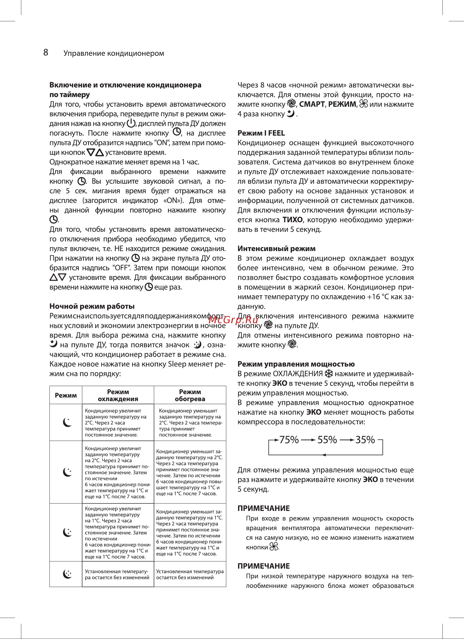 Ballu iGreen Pro DC BSAGI-09HN8 комплект НС-1598078 Инструкция по эксплуатации онлайн [8/24] 844782