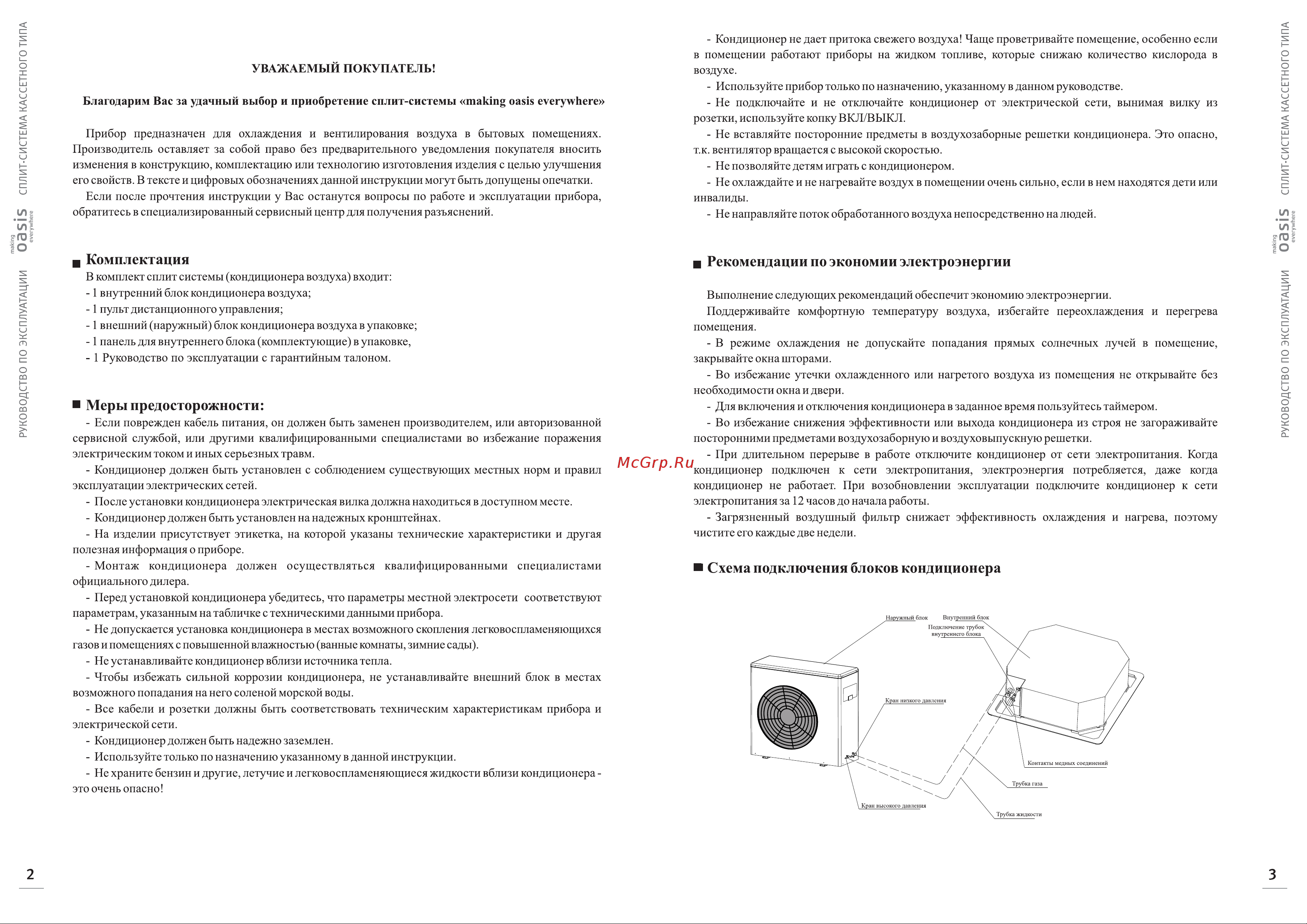 Oasis VK-48M 4640015383154 Инструкция к OASIS VK-36M 4640015383147 онлайн [3/17] 844839