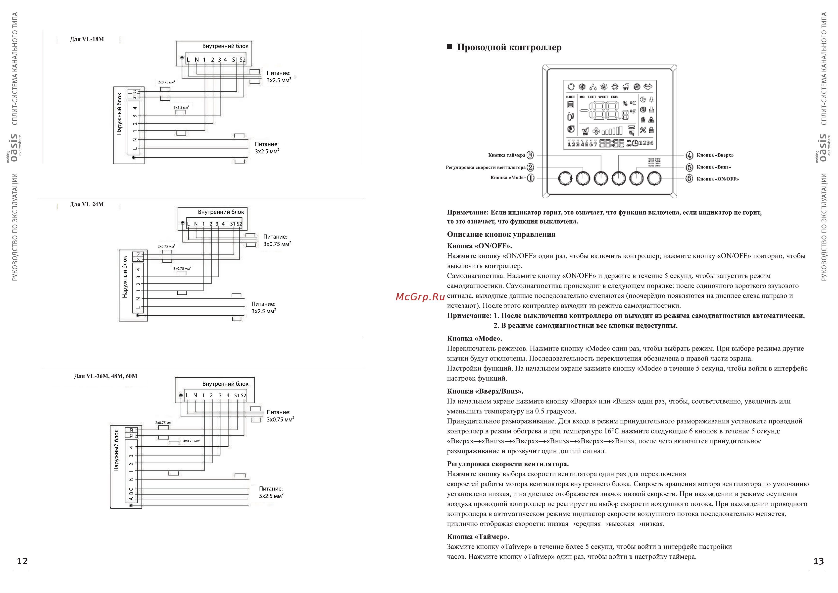 Oasis VL-36M 4640015383093 Инструкция к OASIS VL-18M 4640015383079 онлайн [8/20] 844843