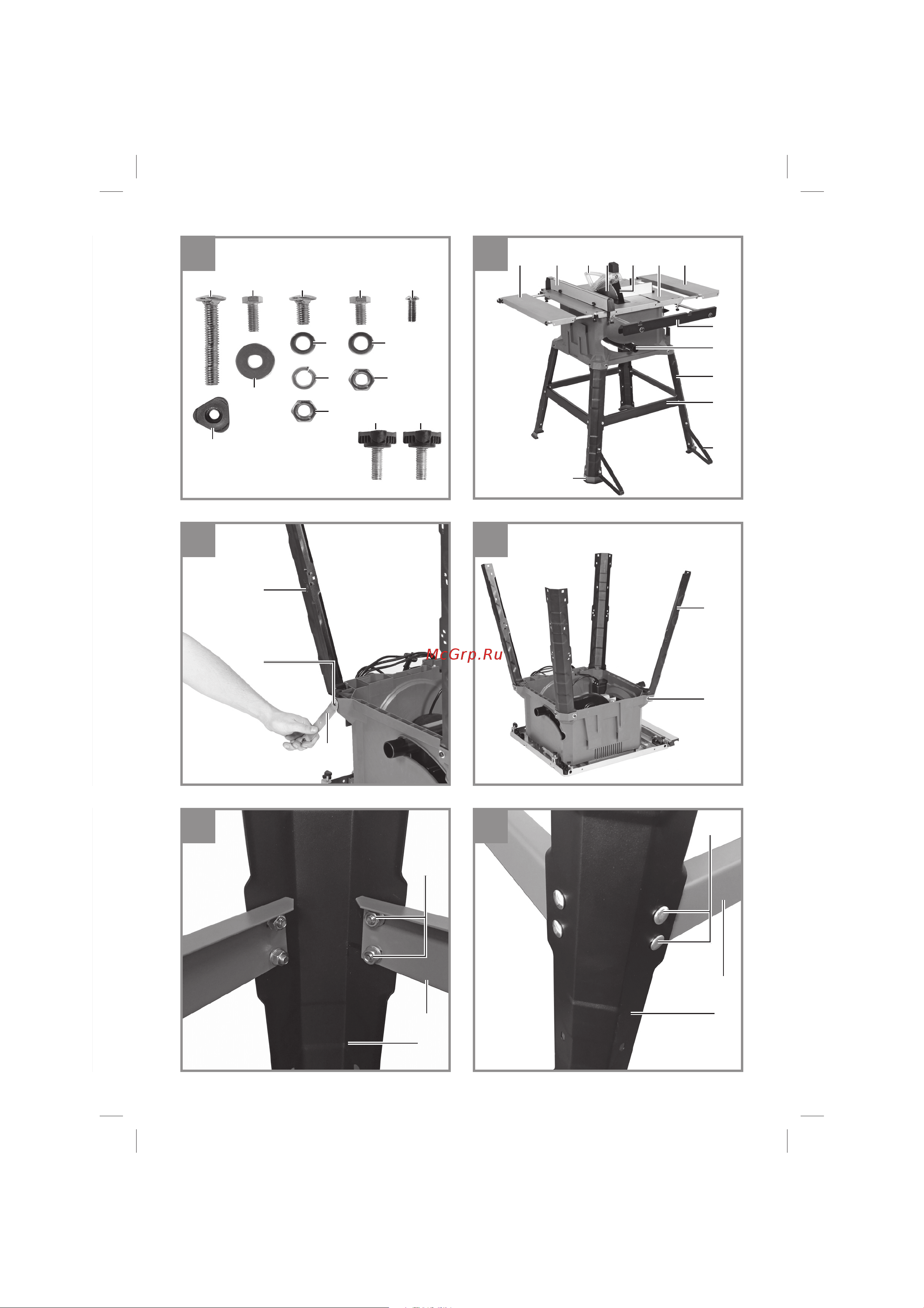 Einhell TC-TS 2225 U, 2200Вт, 254x30мм 4340515 Инструкция к товару онлайн [3/30] 845602
