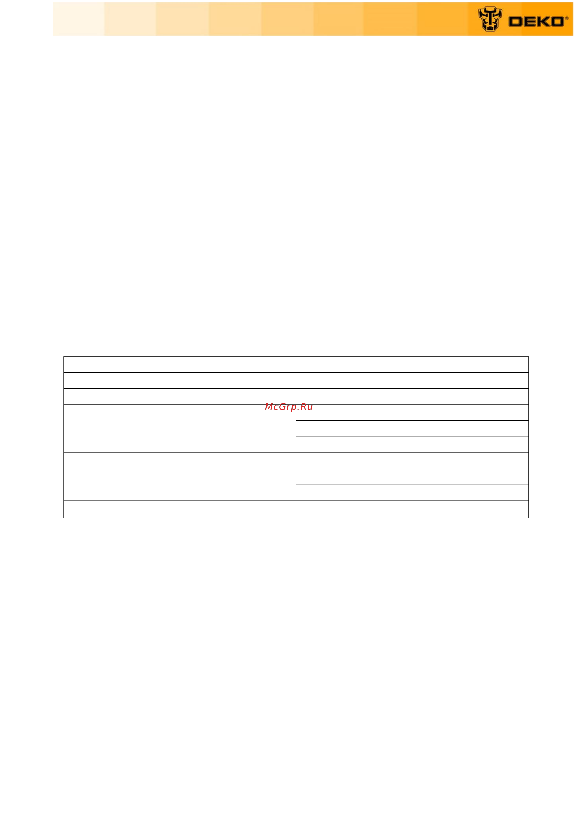 Deko HG2300W 063-4261 Инструкция по эксплуатации онлайн [3/15] 846142