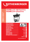 Rothenberger Roweld P160 Saniline с механическим приводом и электроторцевателем 54010 Инструкция к Rothenberger Ровелд P160 Санилайн 54010