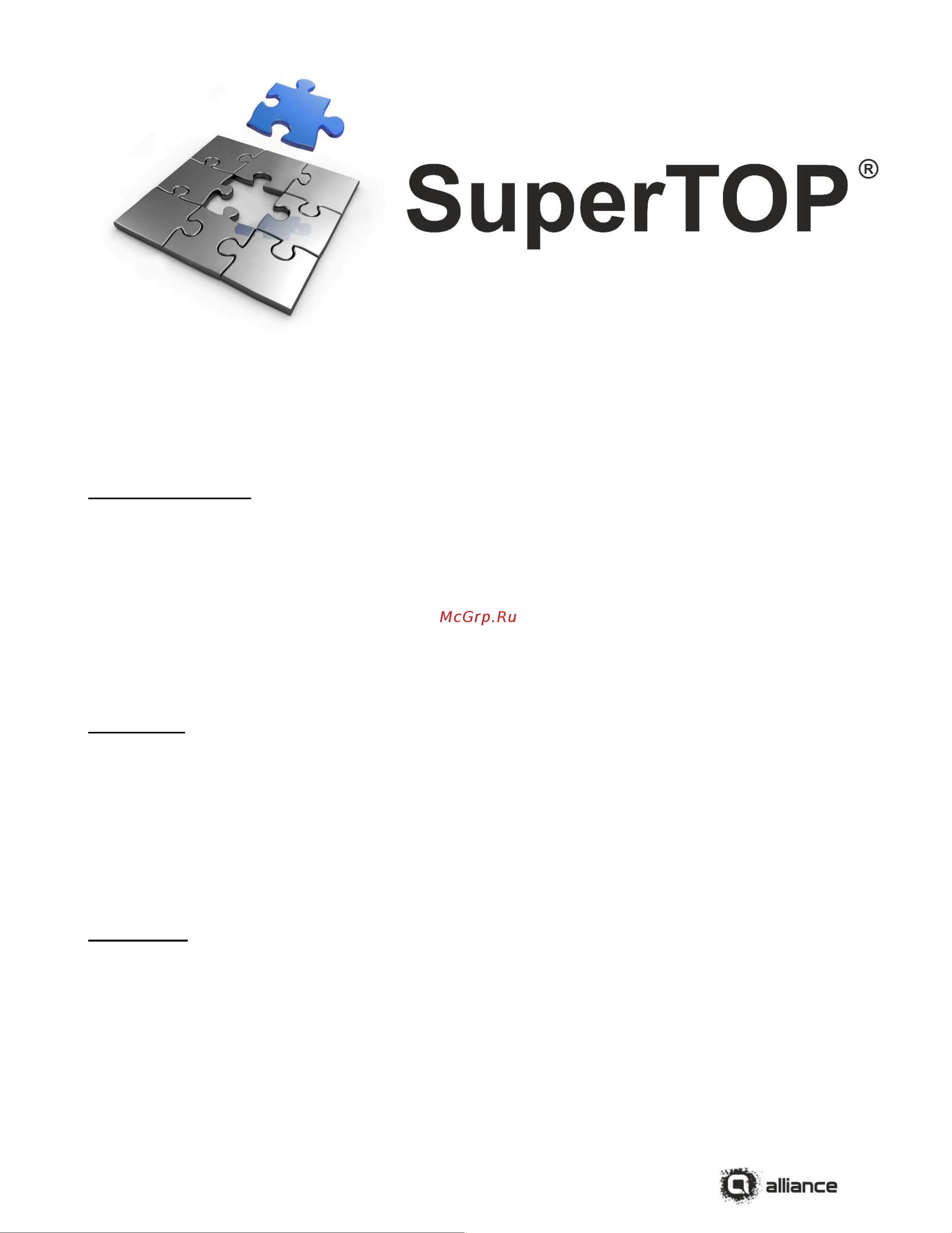 SuperTOP 100 Топпинг мешок 25 кг 2010010114824 Техническое описание онлайн