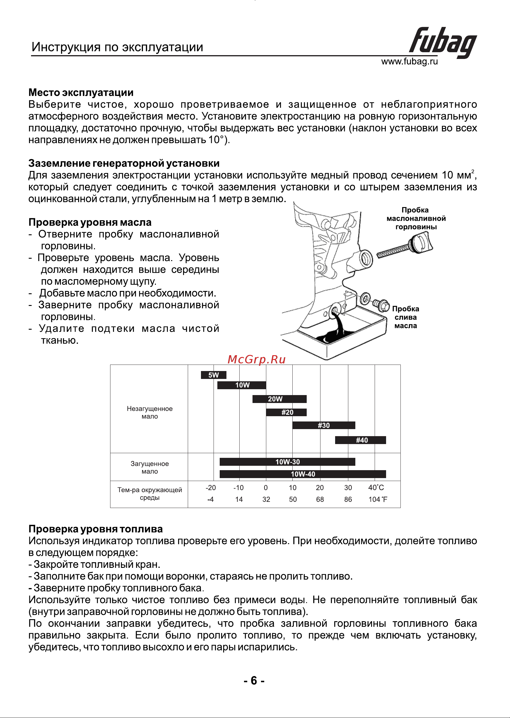 Fubag WS 230 DDC ES 838238 Инструкция к товару онлайн [7/15] 846534